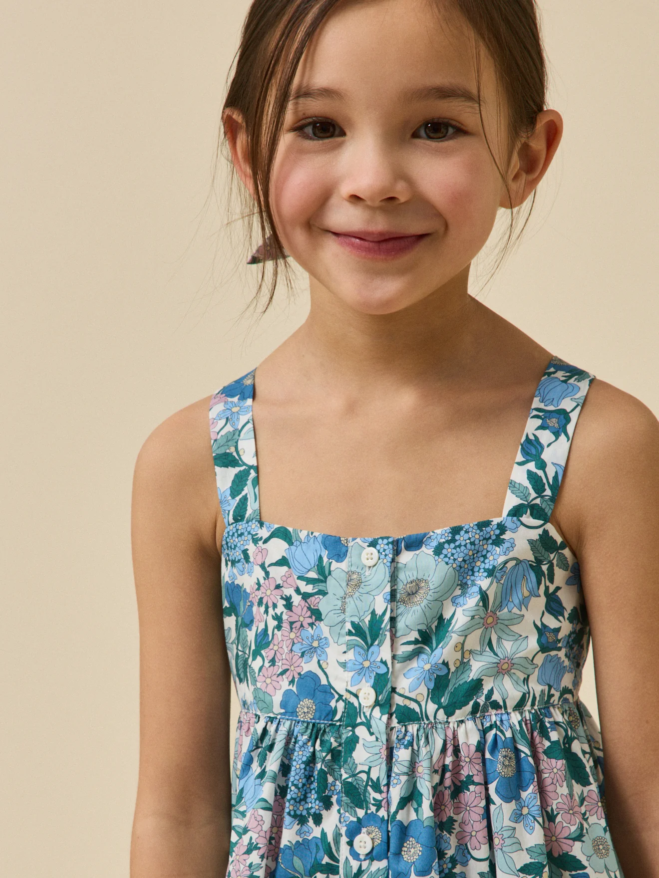 Robe en tissu Liberty Clara Bell Fille - Image 3