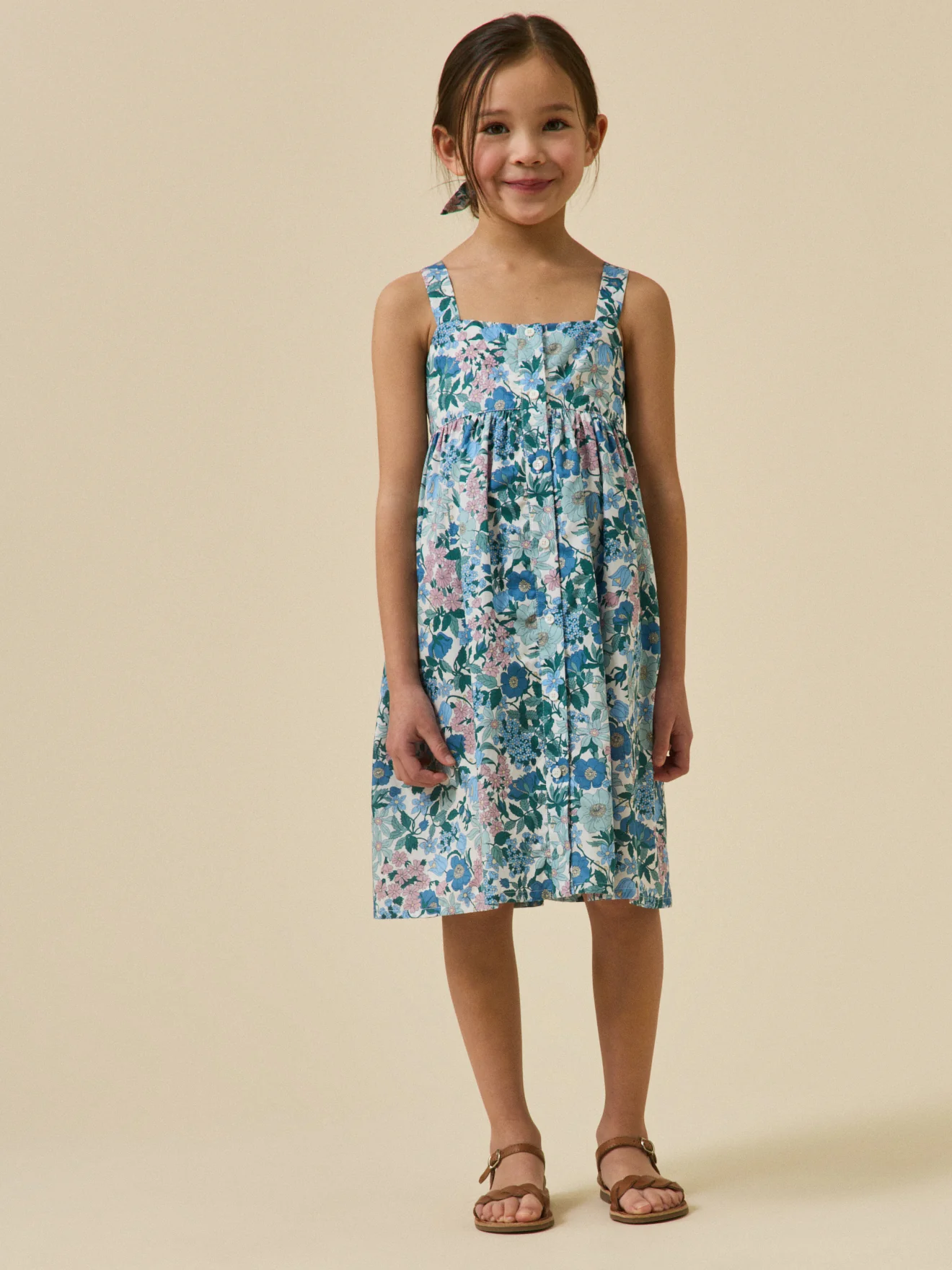 Robe en tissu Liberty Clara Bell Fille - Image 5