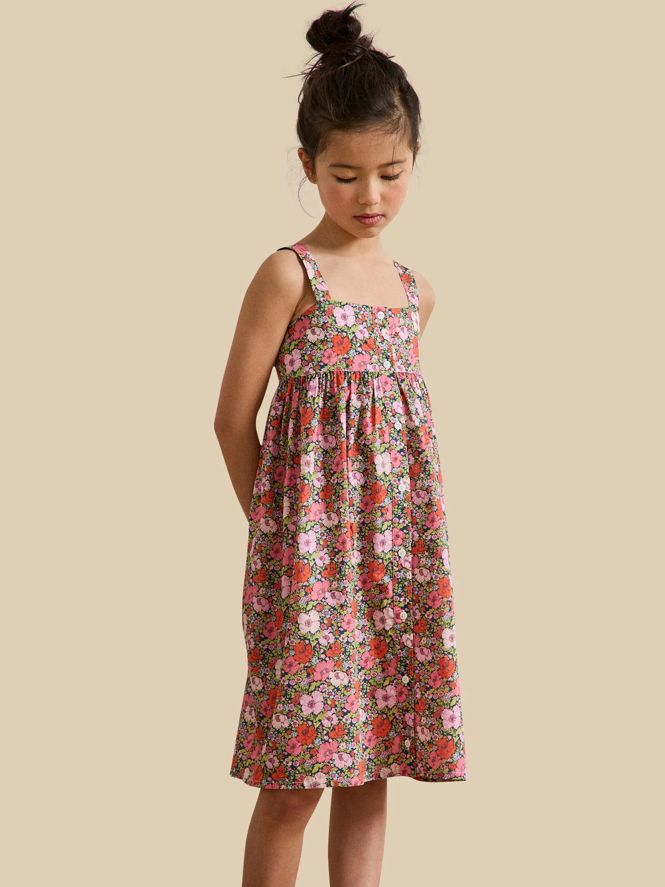 Robe Fille tissu Liberty Meadow Song