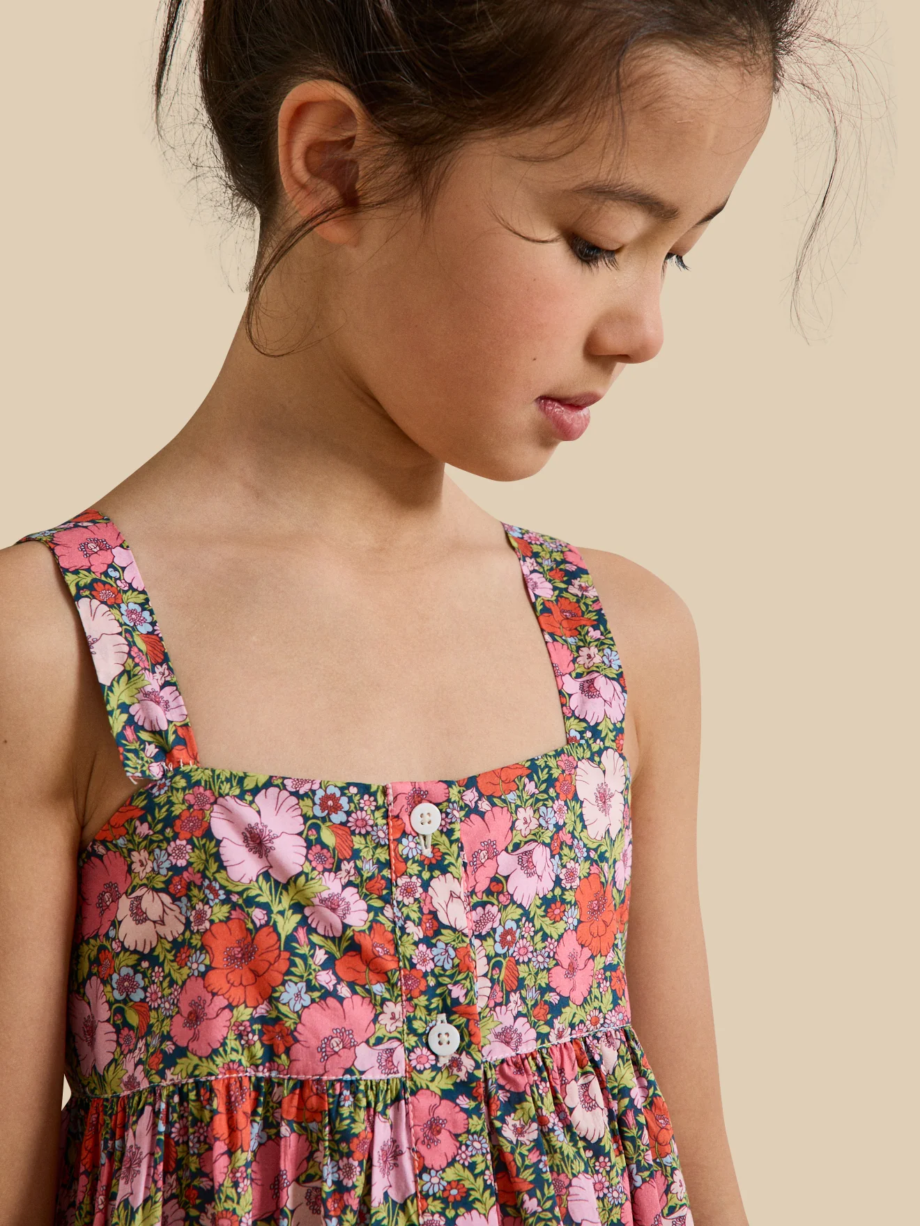 Robe Fille tissu Liberty Meadow Song - Image 3