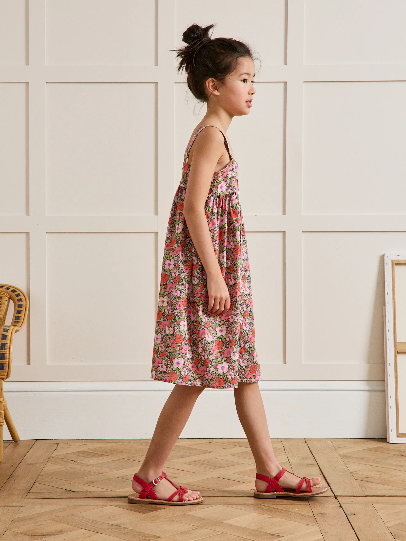 Robe Fille tissu Liberty Meadow Song - Image 4