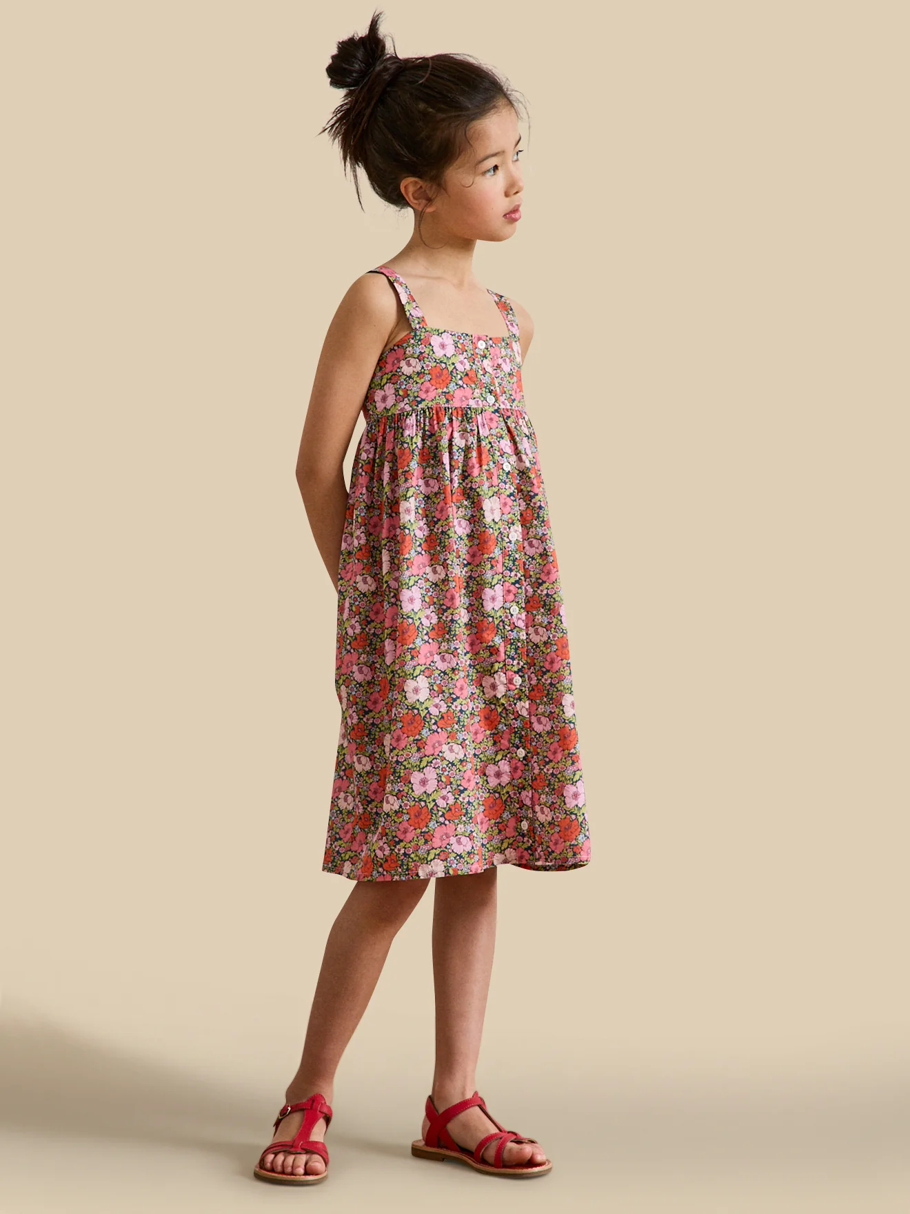 Robe Fille tissu Liberty Meadow Song - Image 5