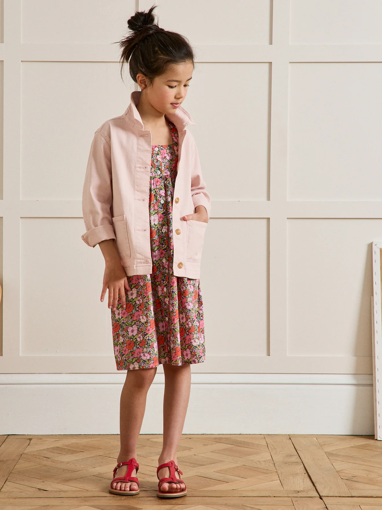 Robe Fille tissu Liberty Meadow Song - Image 9
