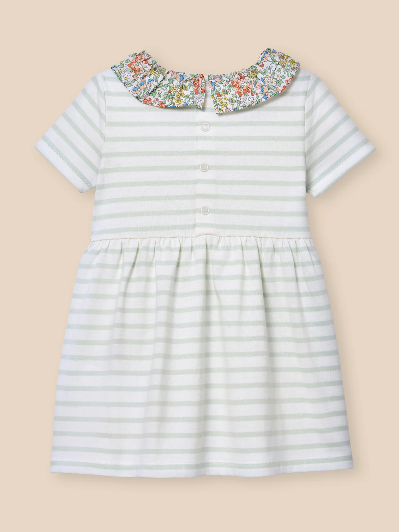 Robe marinière bébé - Coton biologique - Image 2