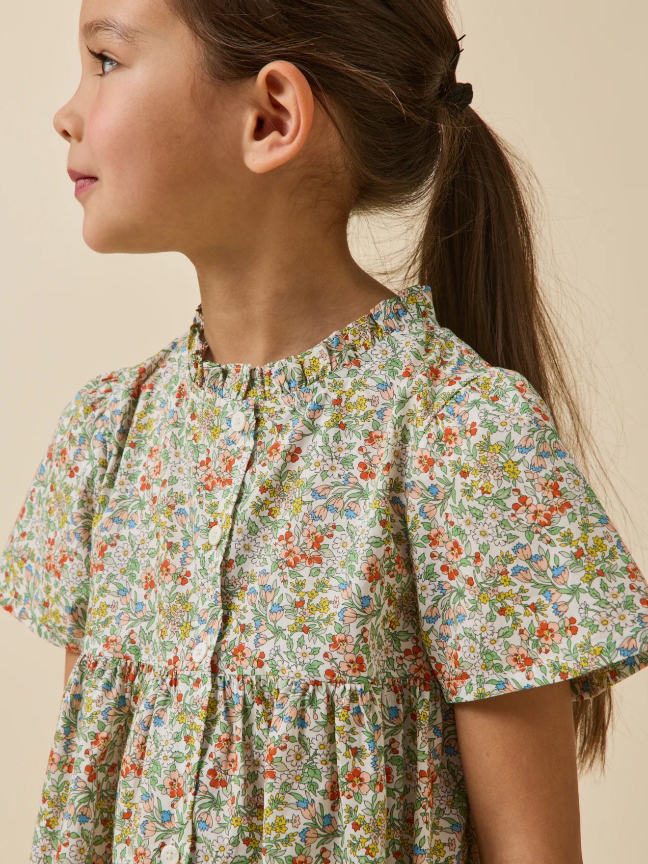 Robe en tissu Liberty Fille - Image 3