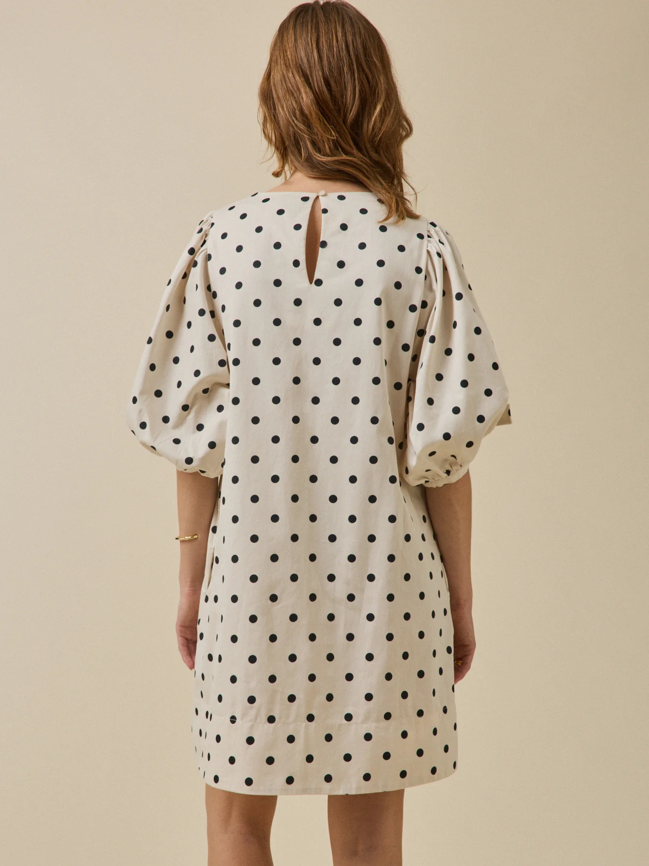 Robe courte à pois femme - Image 2