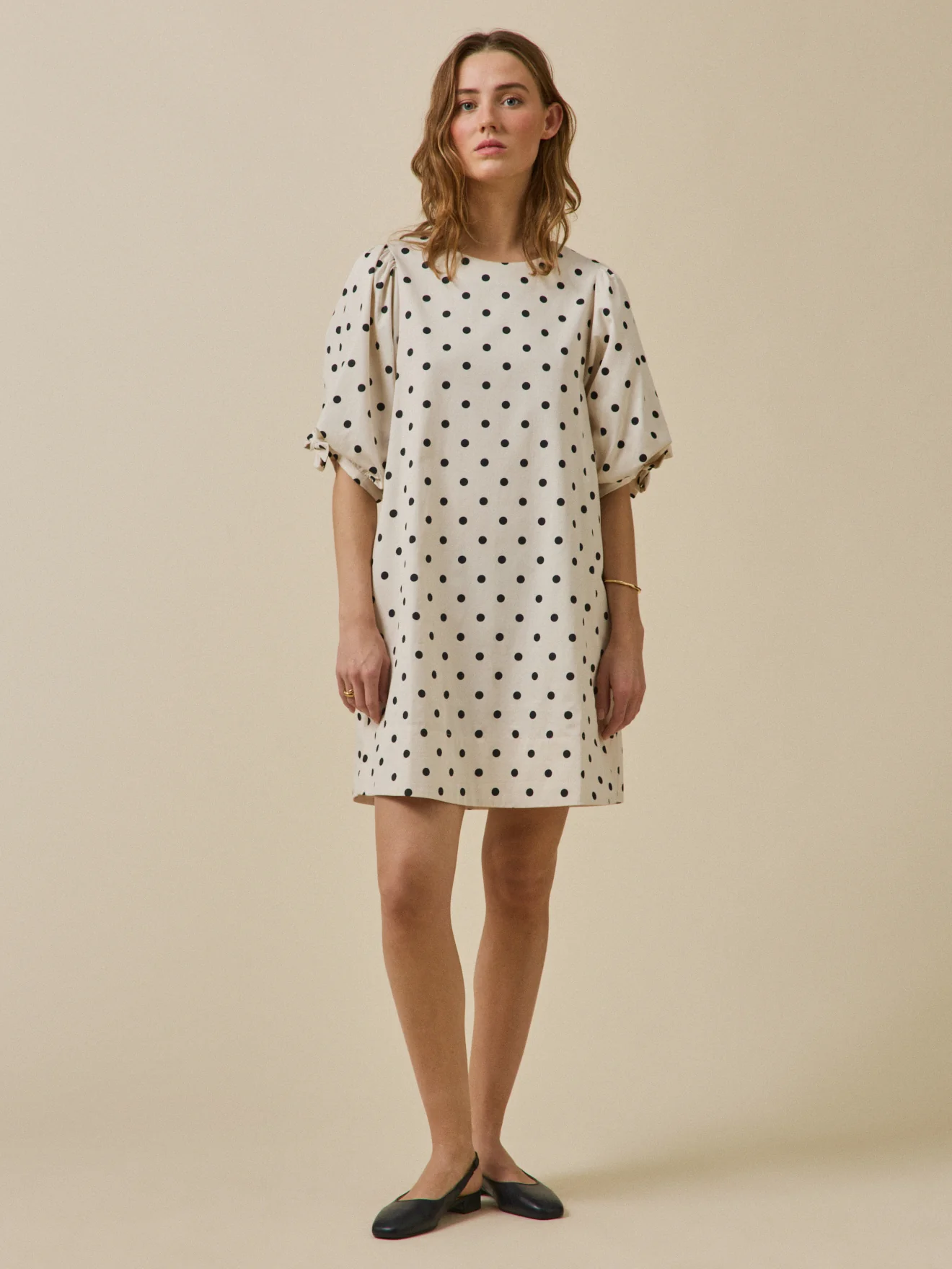 Robe courte à pois femme - Image 4