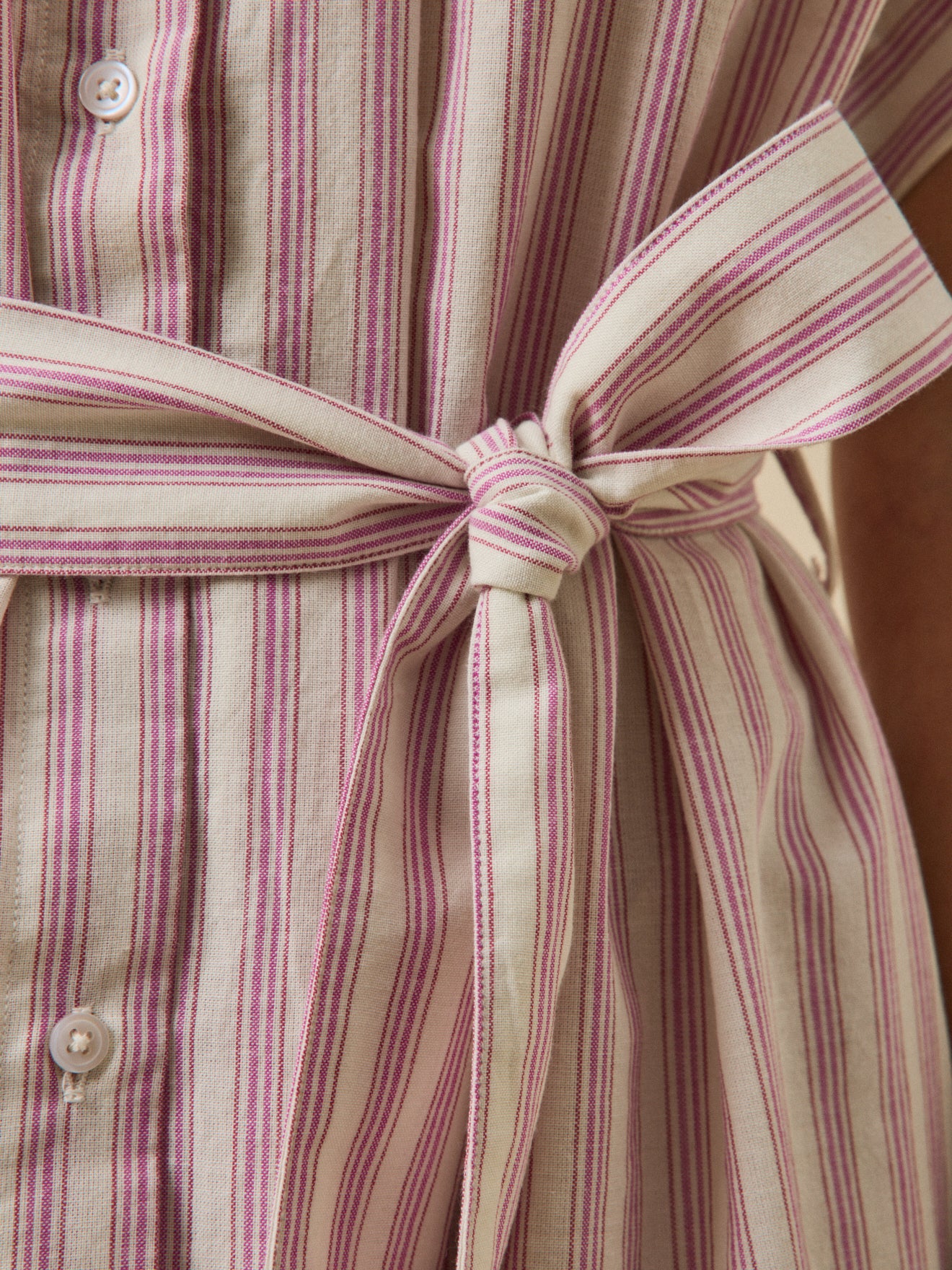 Robe sans manches femme coton rayé - Image 4