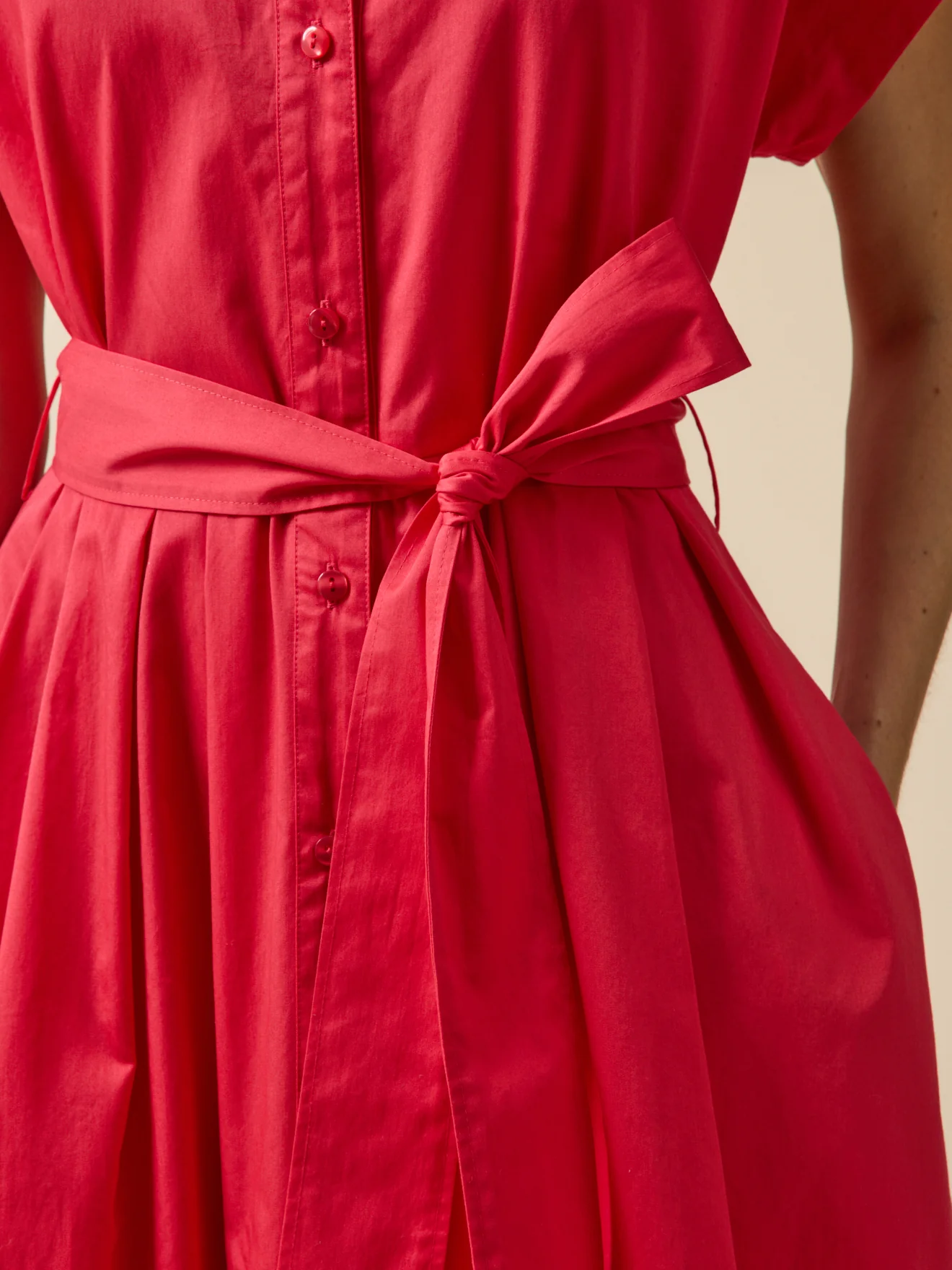Robe cérémonie femme popeline satinée - Image 4