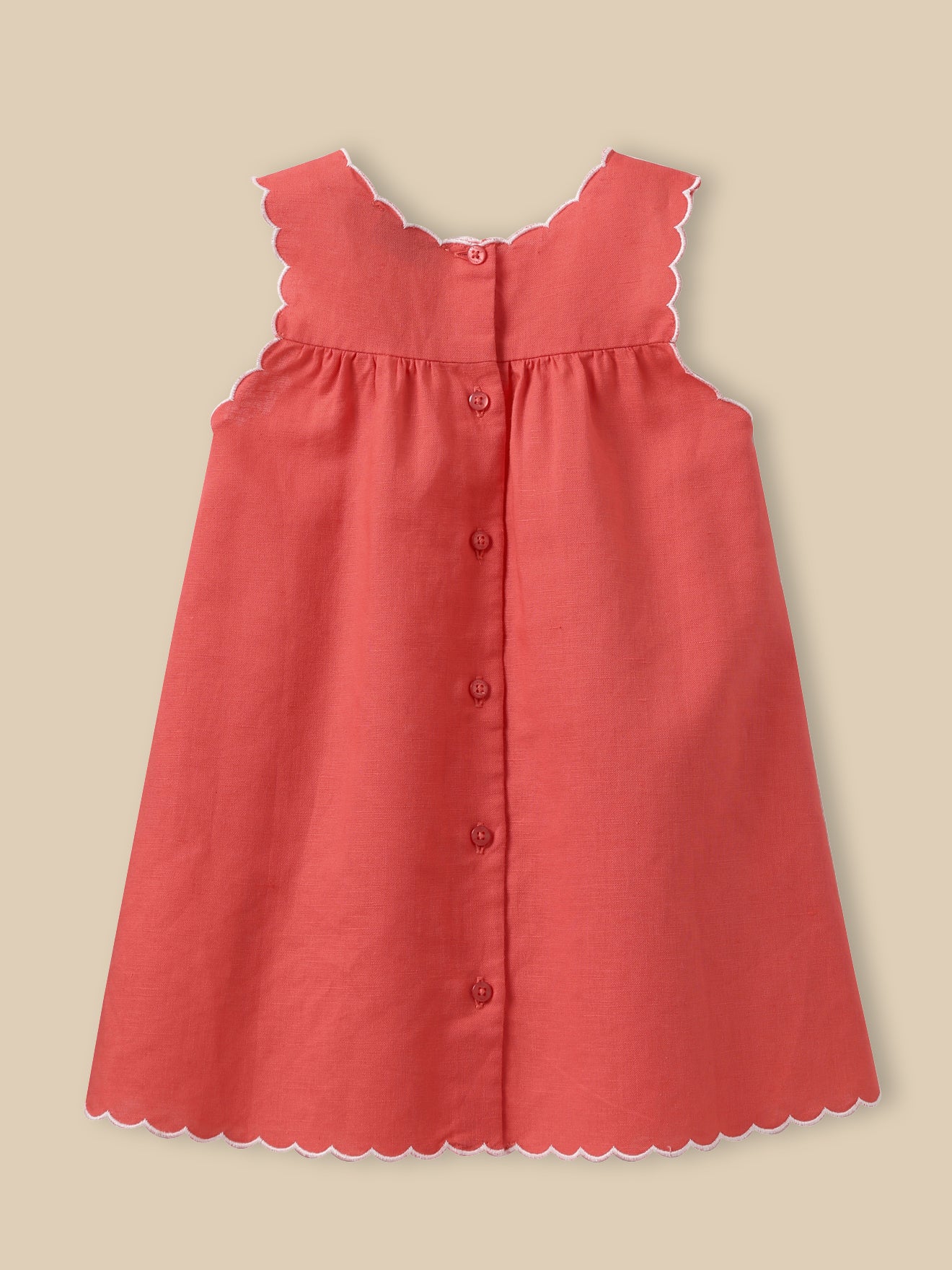 Robe en lin et coton Bébé - Image 2