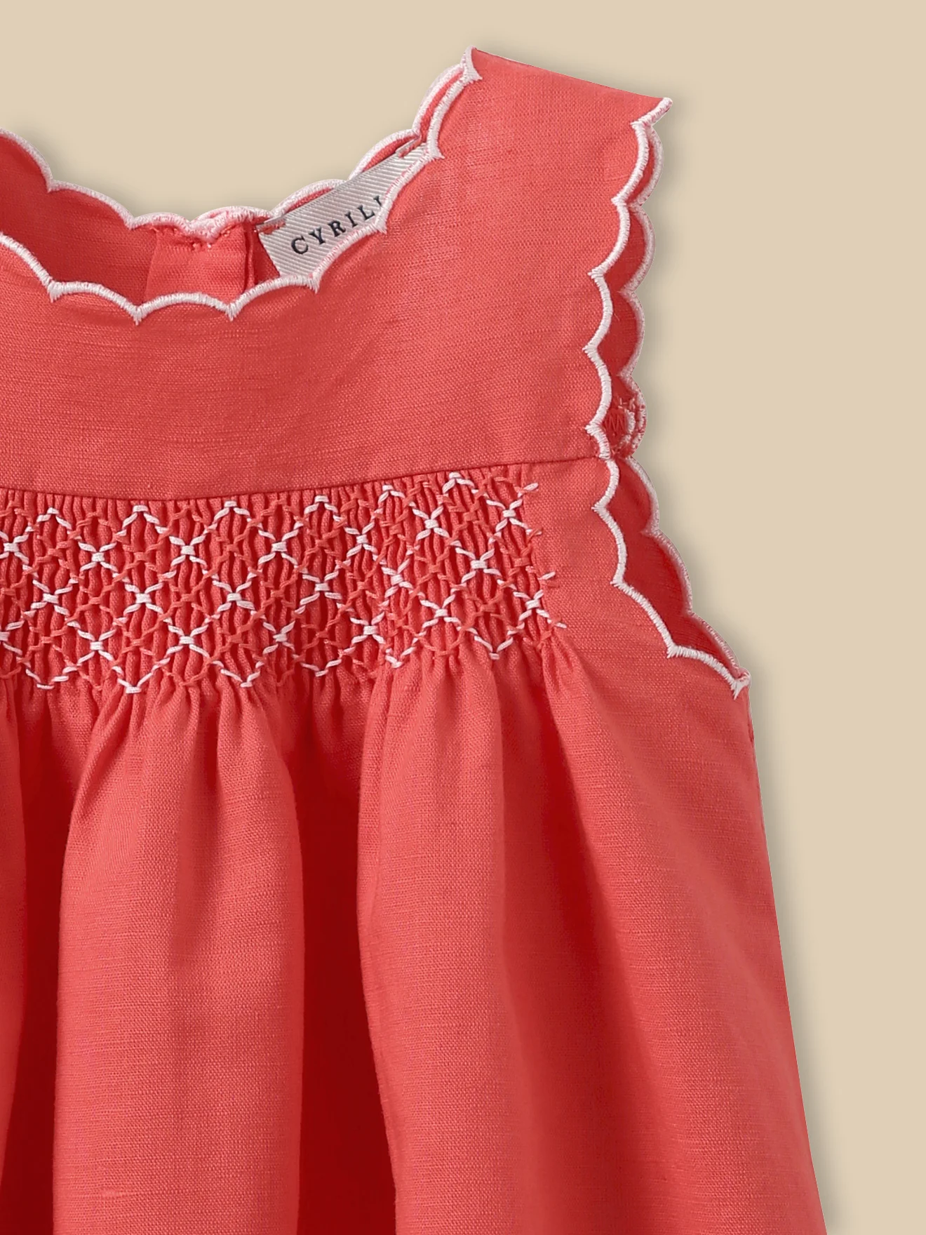 Robe en lin et coton Bébé - Image 3