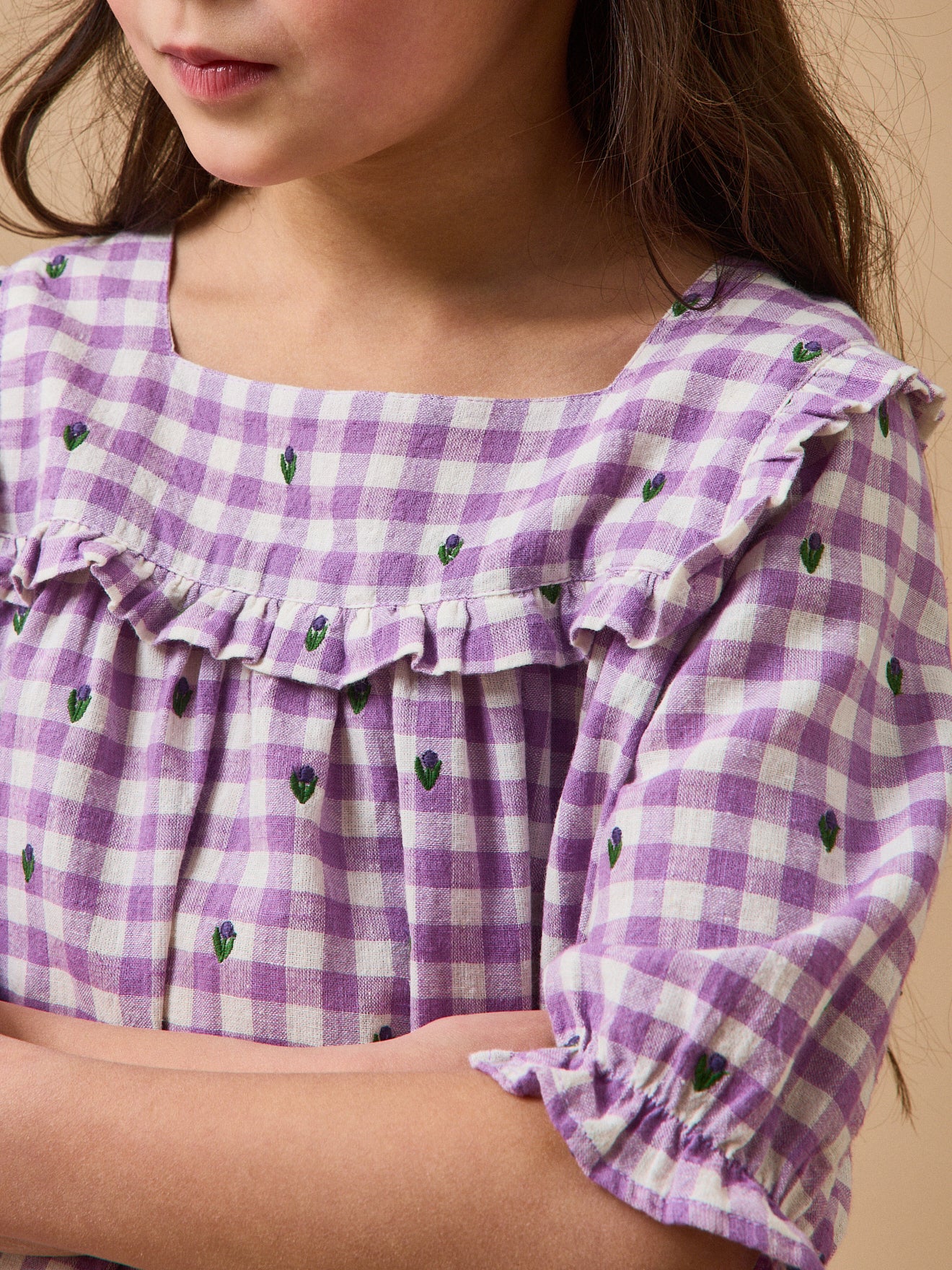Robe vichy Fille - CYRILLUS X EMILE & IDA - Image 3