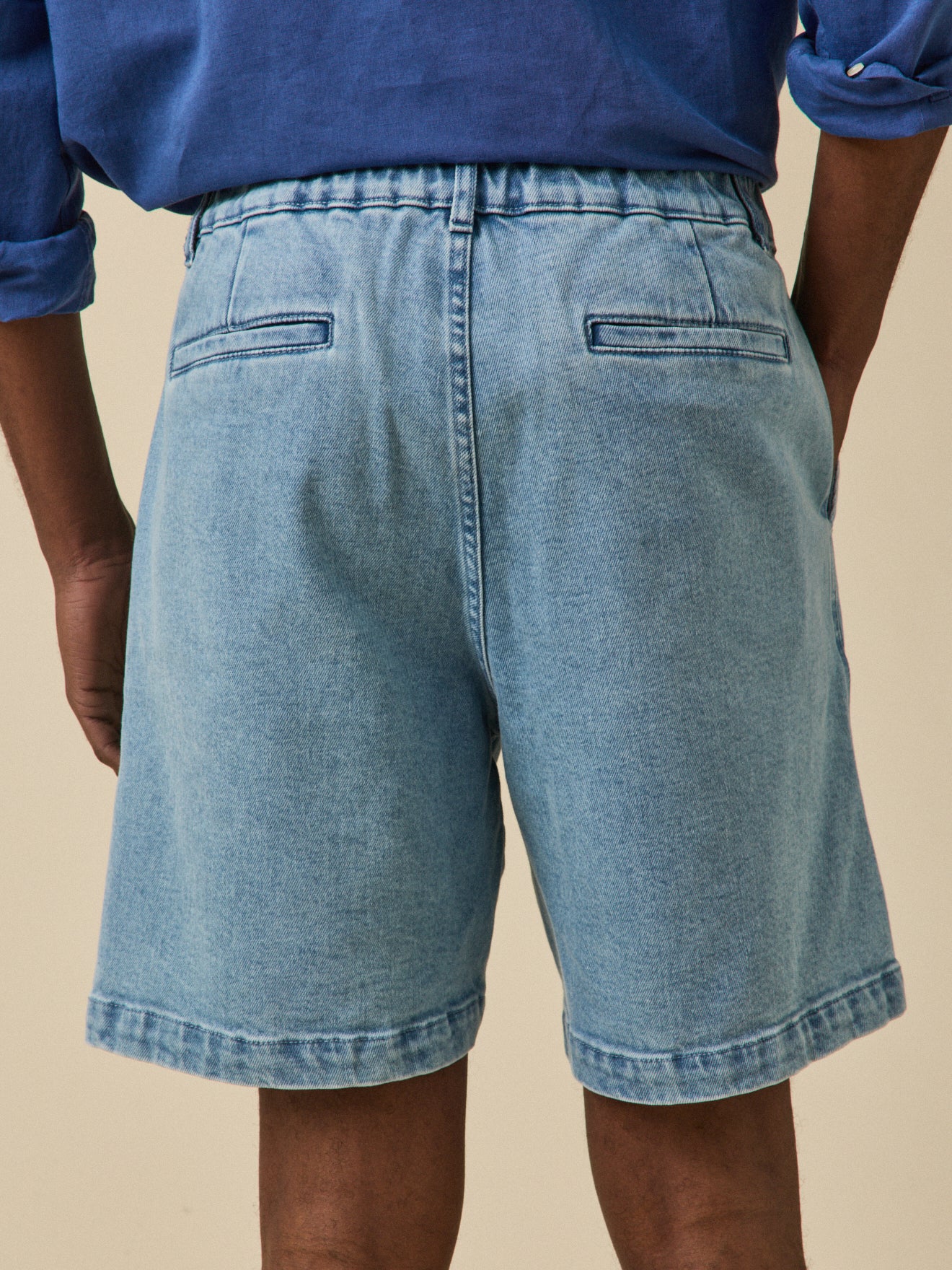 Bermuda taille élastiquée homme coton biologique - Image 2