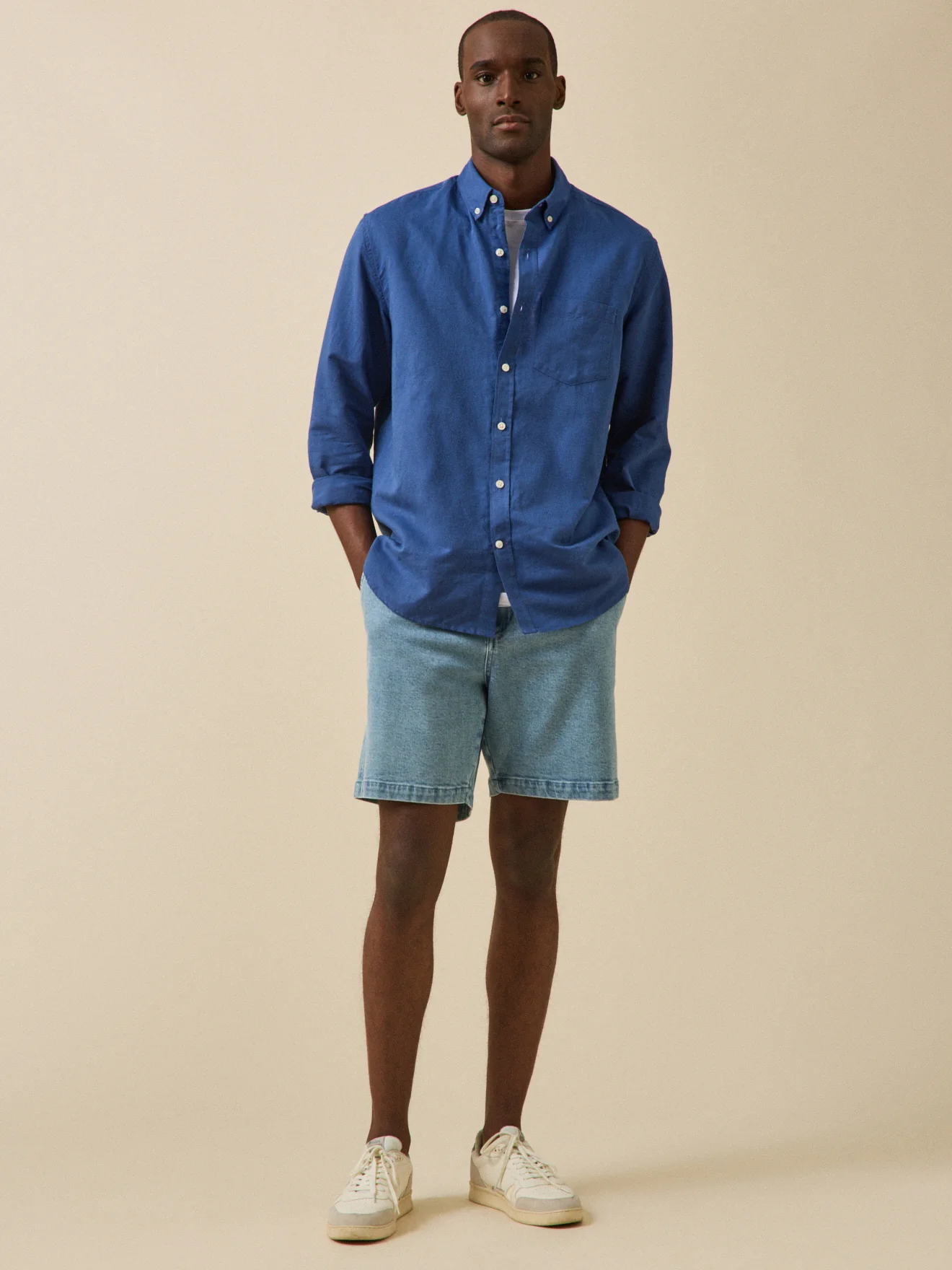 Bermuda taille élastiquée homme coton biologique - Image 4