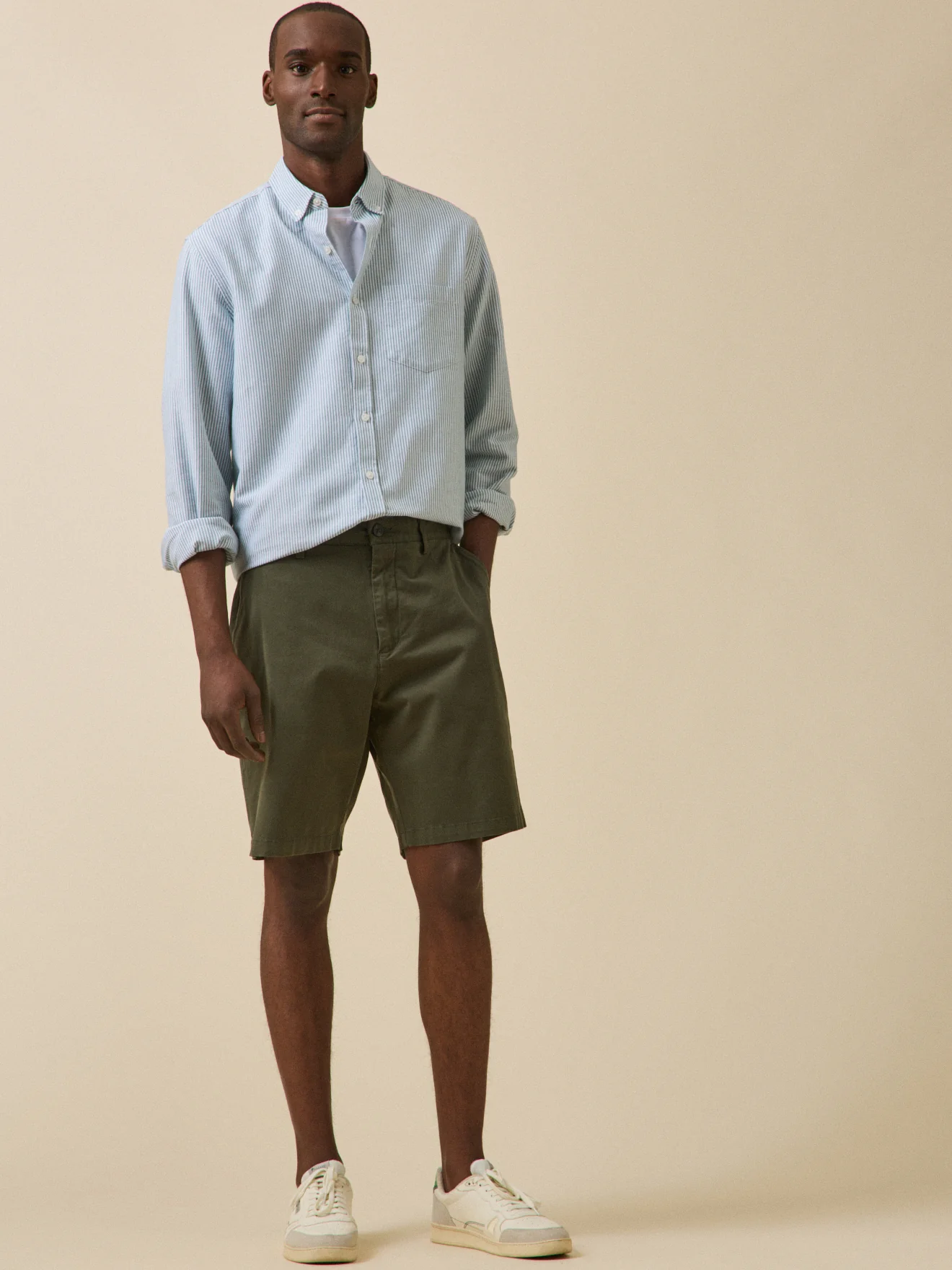 Bermuda chino homme coton stretch - Image 5