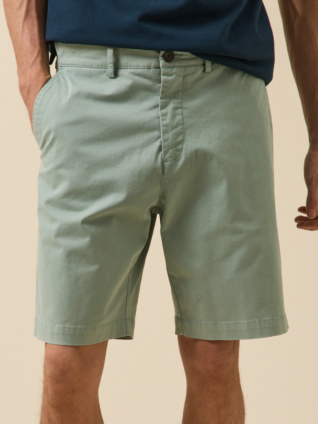 Bermuda chino homme coton stretch - Image 2