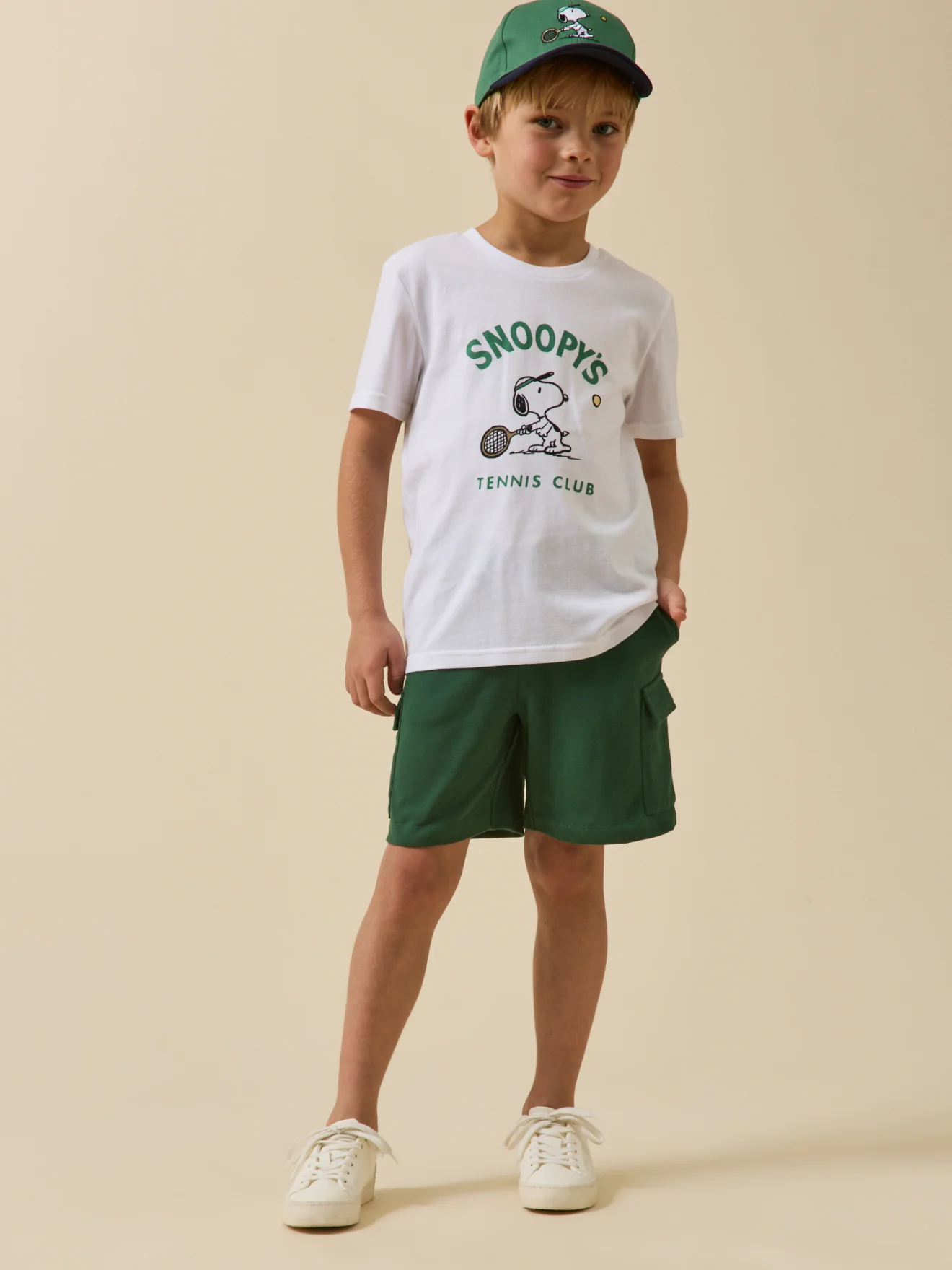 Short en maille piquée Garçon - Coton biologique - Image 4