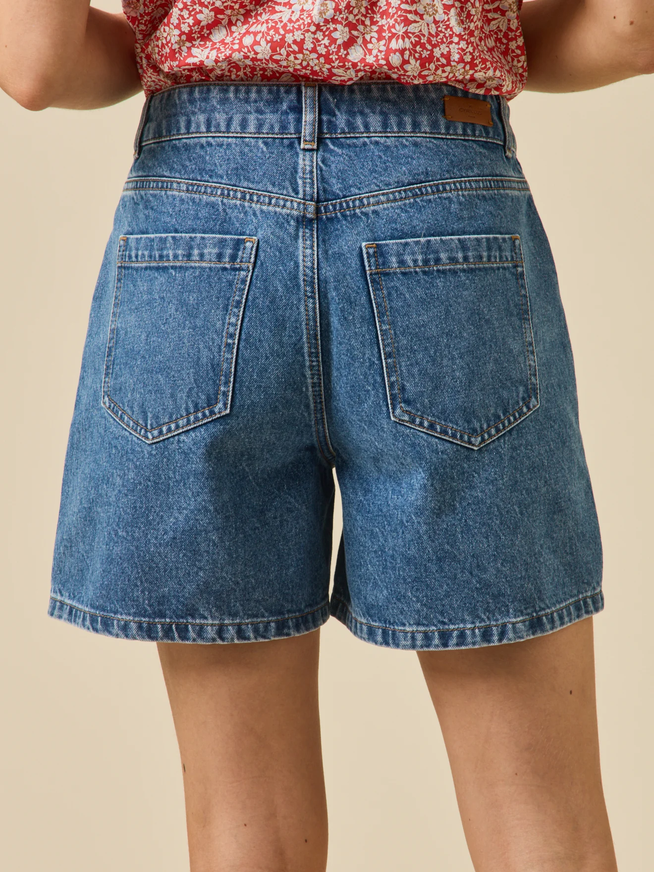 Short jean femme coton biologique - Image 2