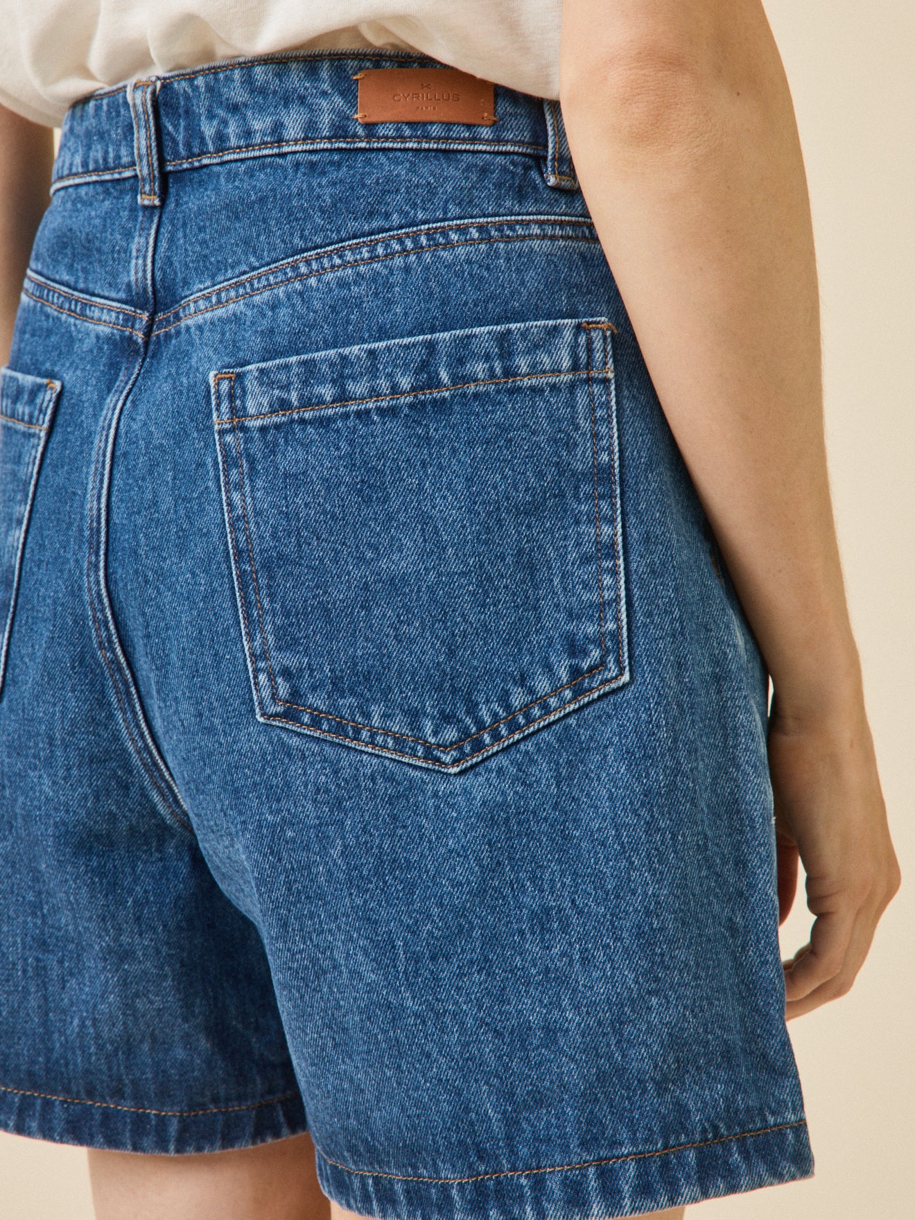 Short jean femme coton biologique - Image 4