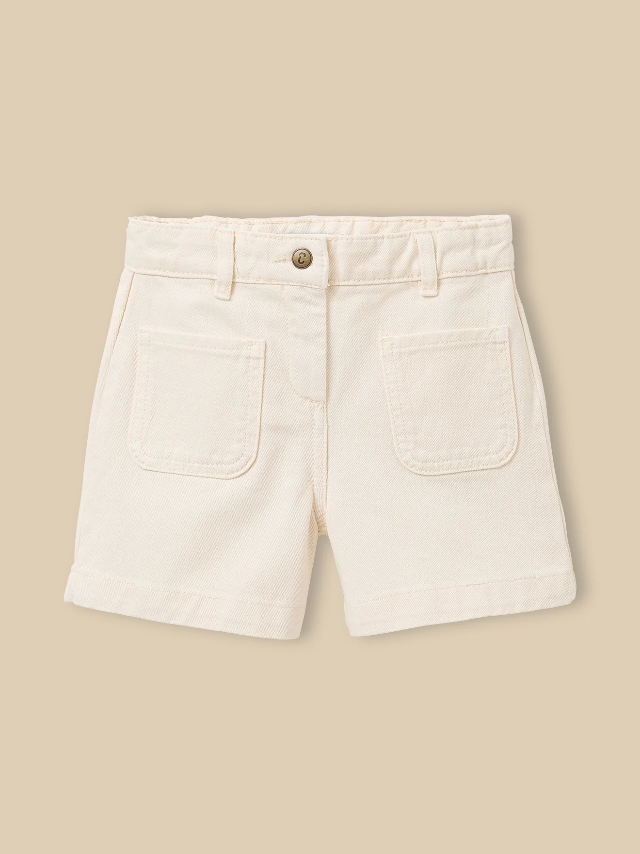 Short Fille denim couleur - Image 6