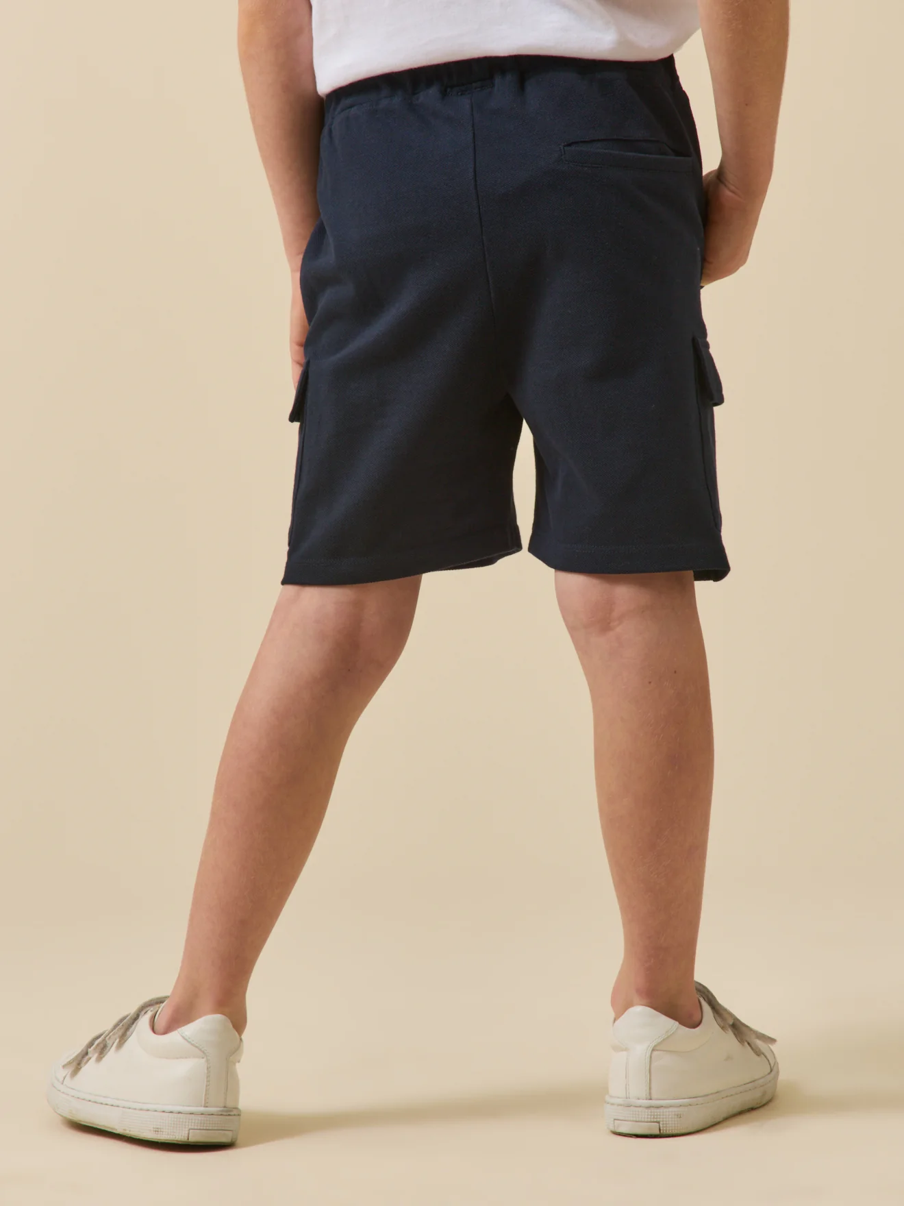Short en maille piquée Garçon - Coton biologique - Image 2