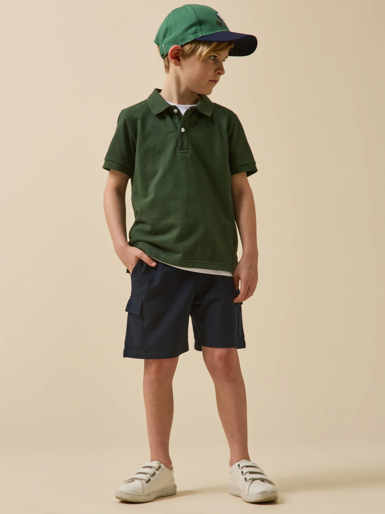 Short en maille piquée Garçon - Coton biologique - Image 6