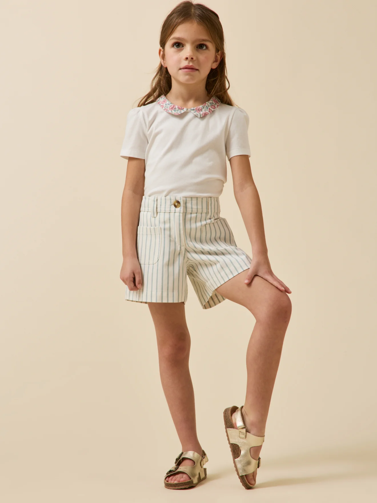 Short rayé Fille - Image 4