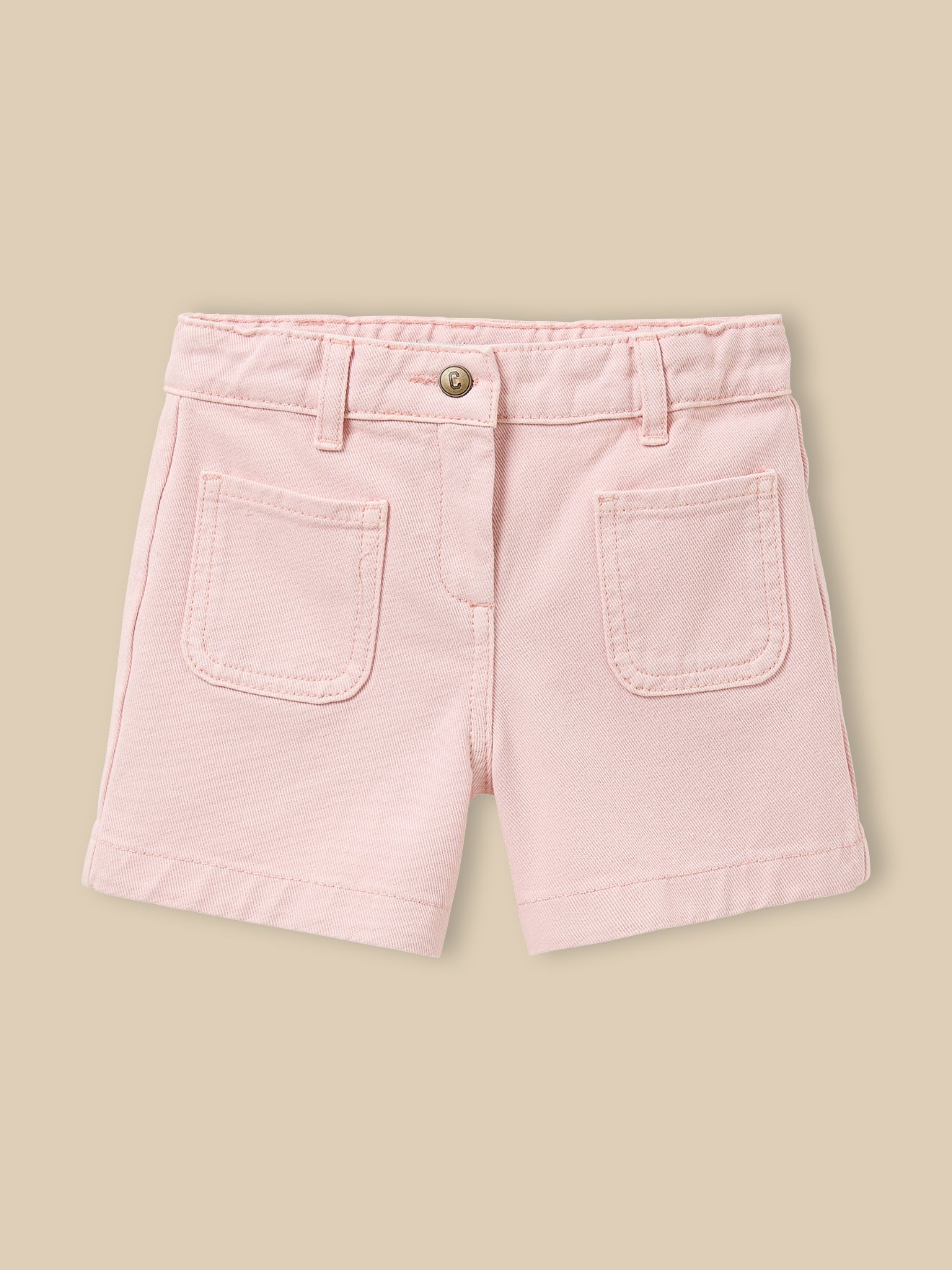 Short Fille denim couleur - Image 5
