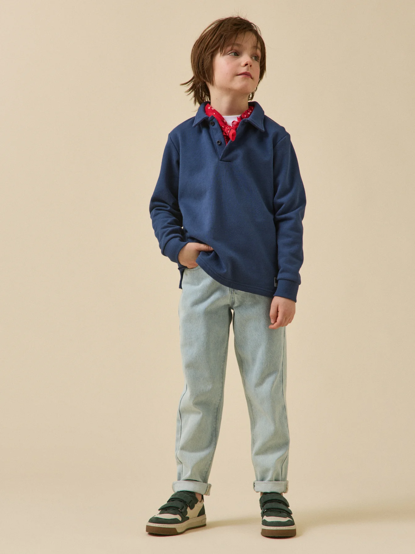 Sweat-polo Garçon - Coton biologique - Image 15