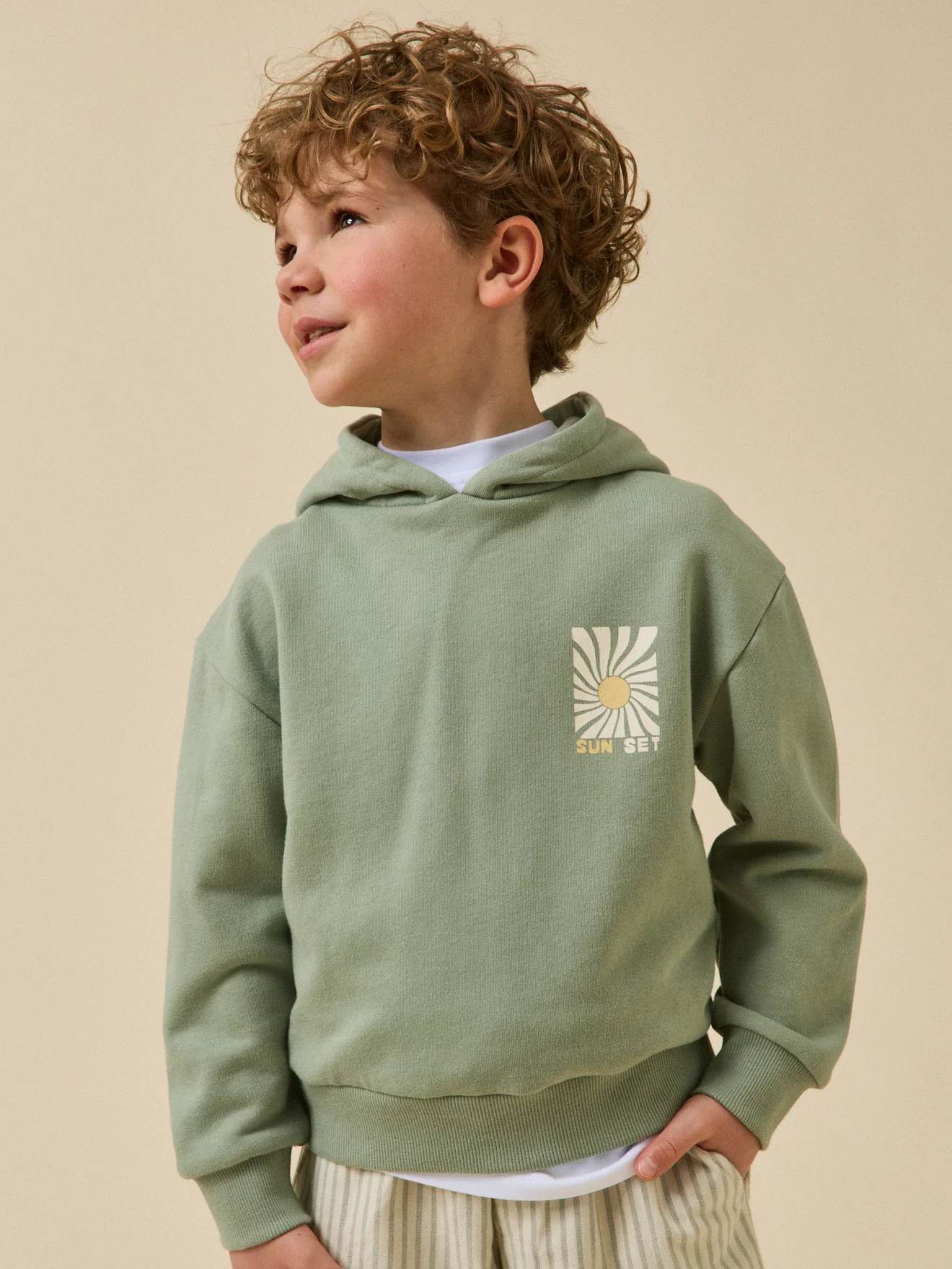 Sweat à capuche Garçon - Coton biologique