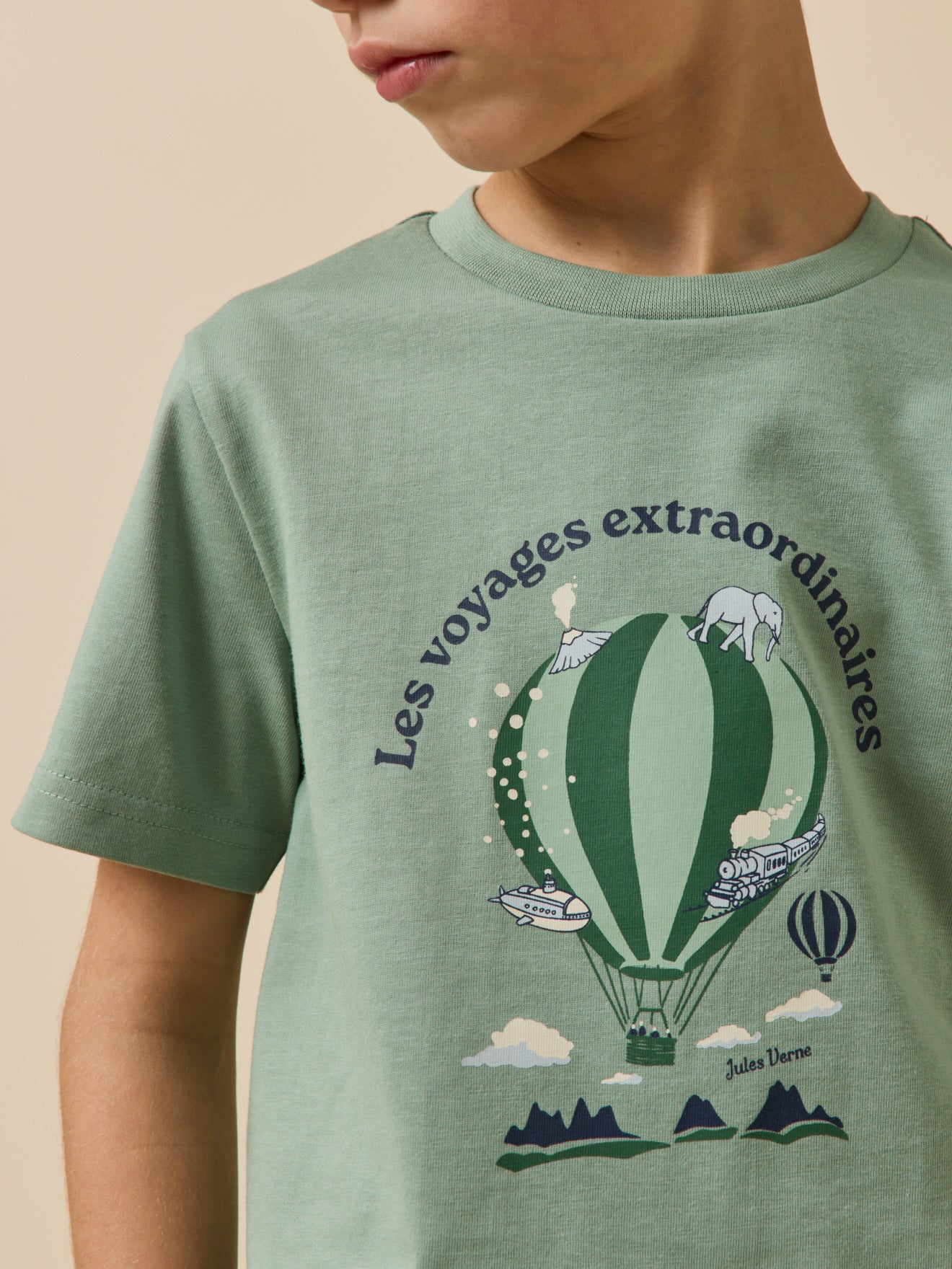 T-shirt Enfant Collection Jules Verne - Coton biologique - Image 3