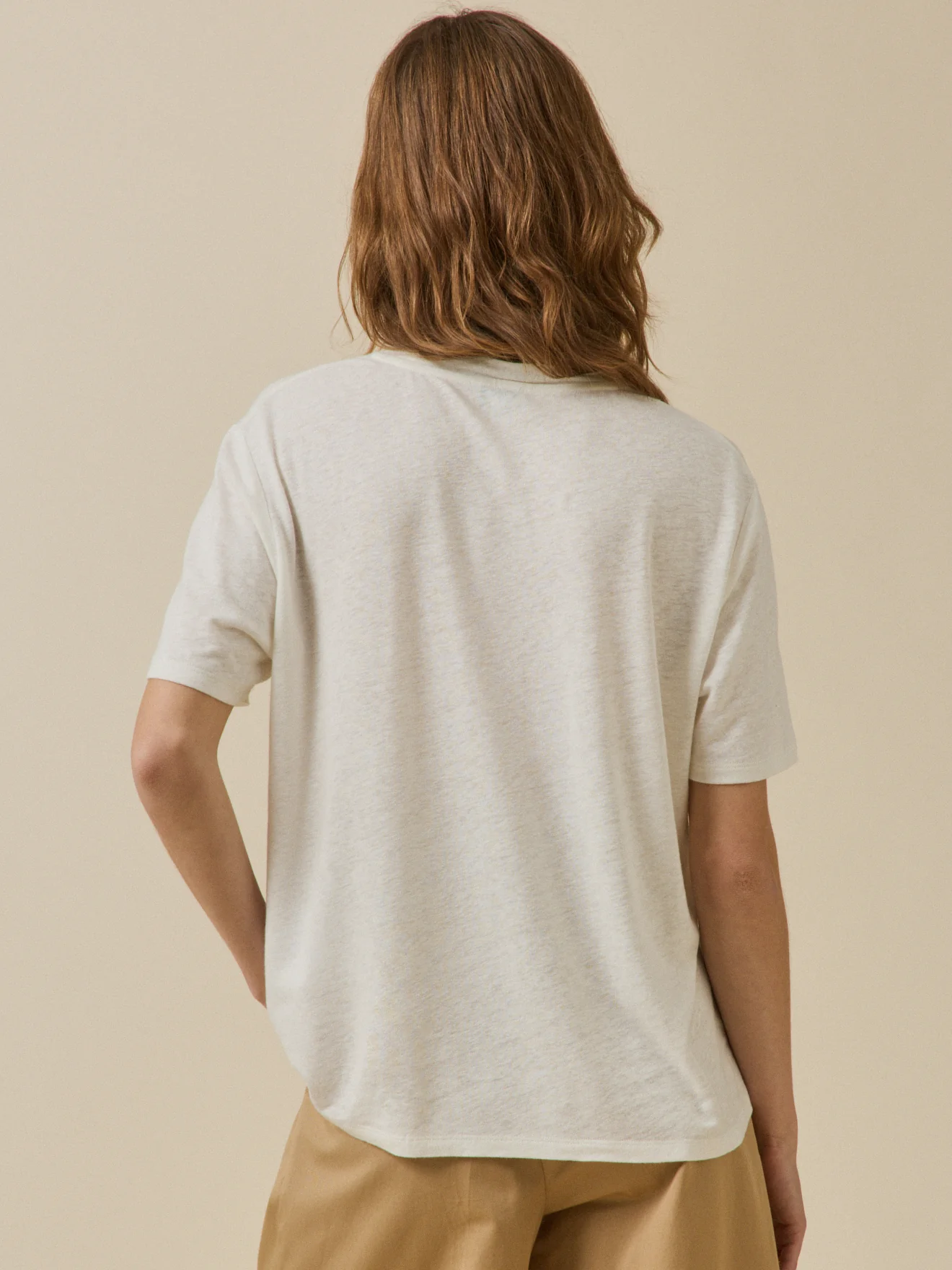 T-shirt lin et viscose femme - Image 2