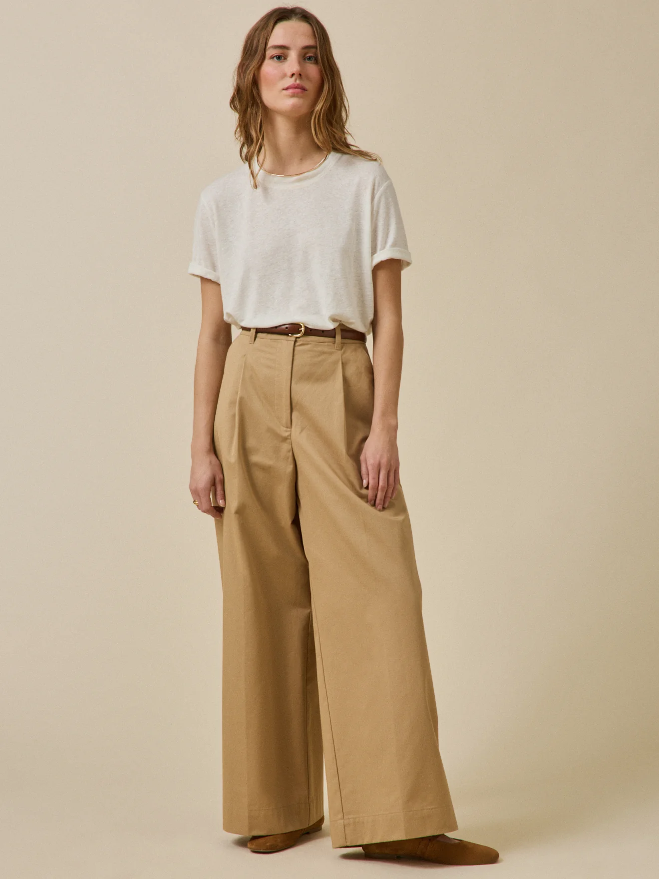 T-shirt lin et viscose femme - Image 3