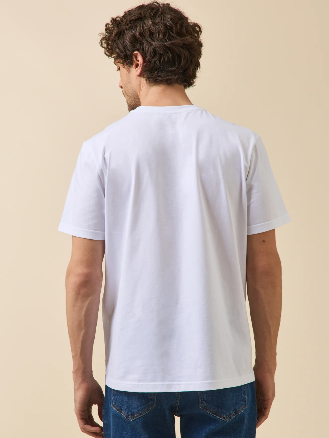 T-shirt uni homme coton biologique - Image 2