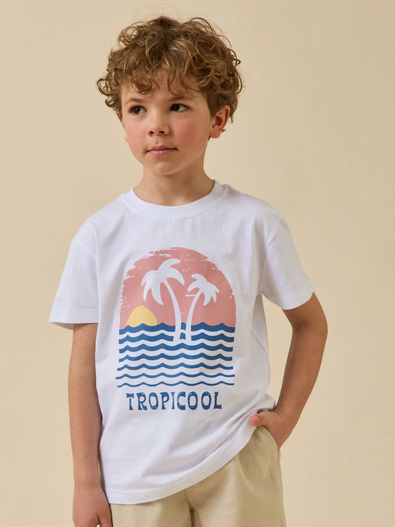 T-shirt "Tropicool" Garçon - Coton biologique - Image 2