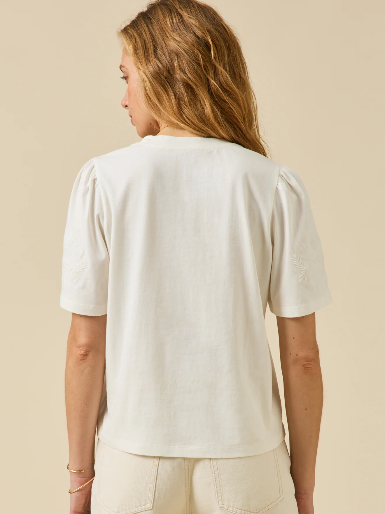 T-shirt brodé femme coton biologique - Image 2