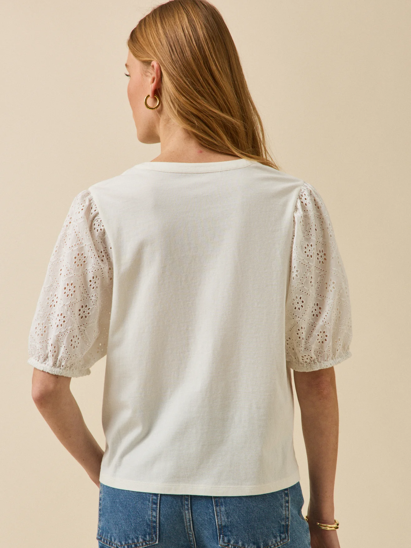 T-shirt manches ballon femme coton biologique - Image 2