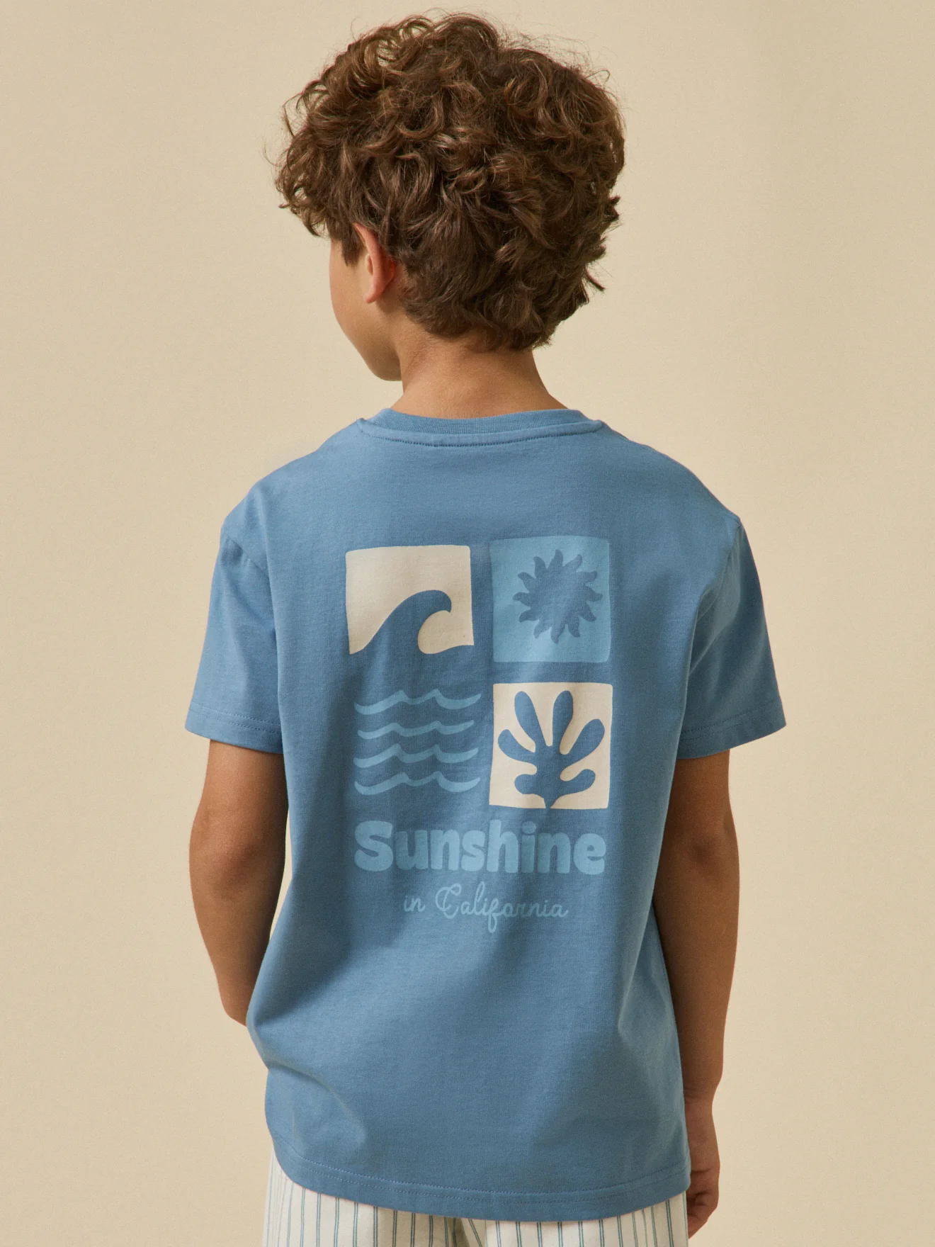 T-shirt sunshine Garçon - Coton biologique - Image 2