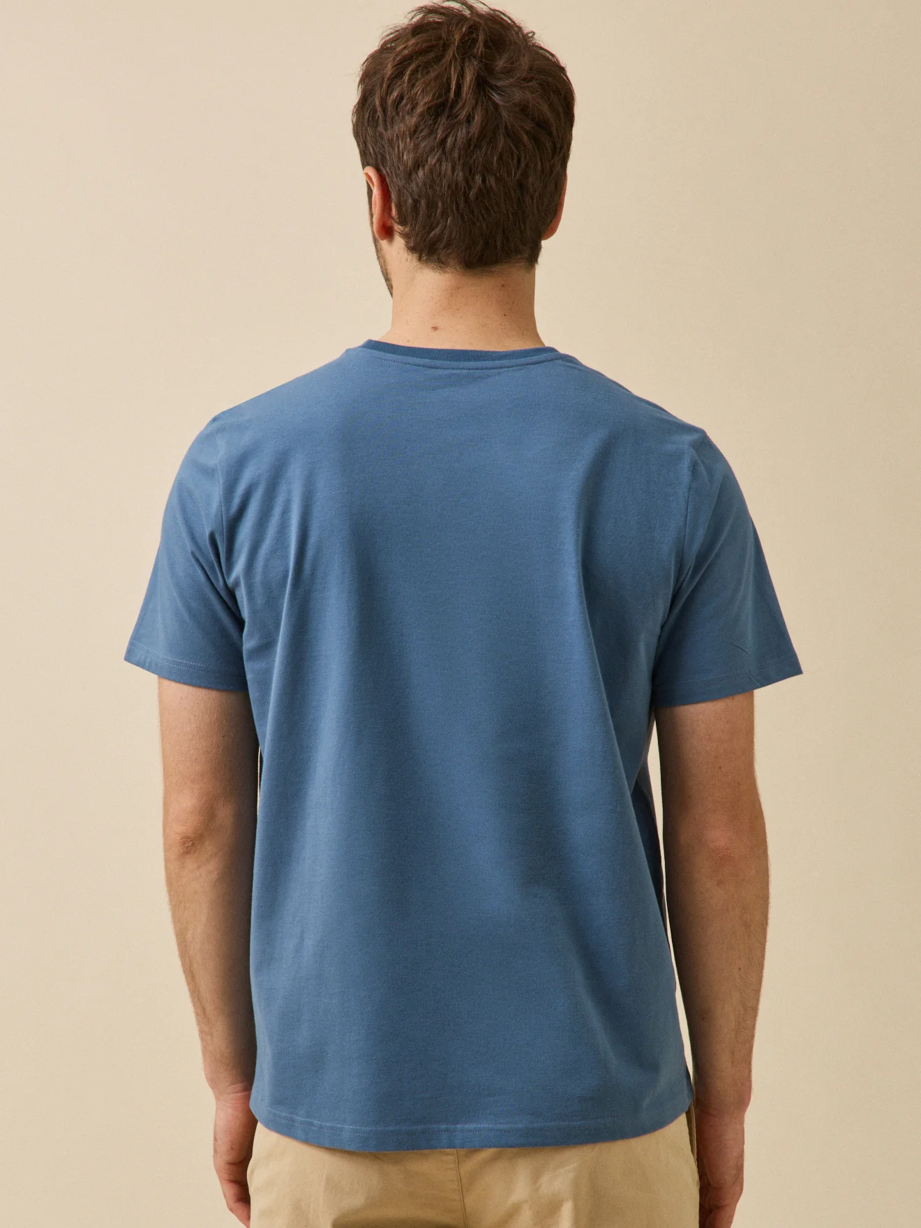 T-shirt uni homme coton biologique - Image 2