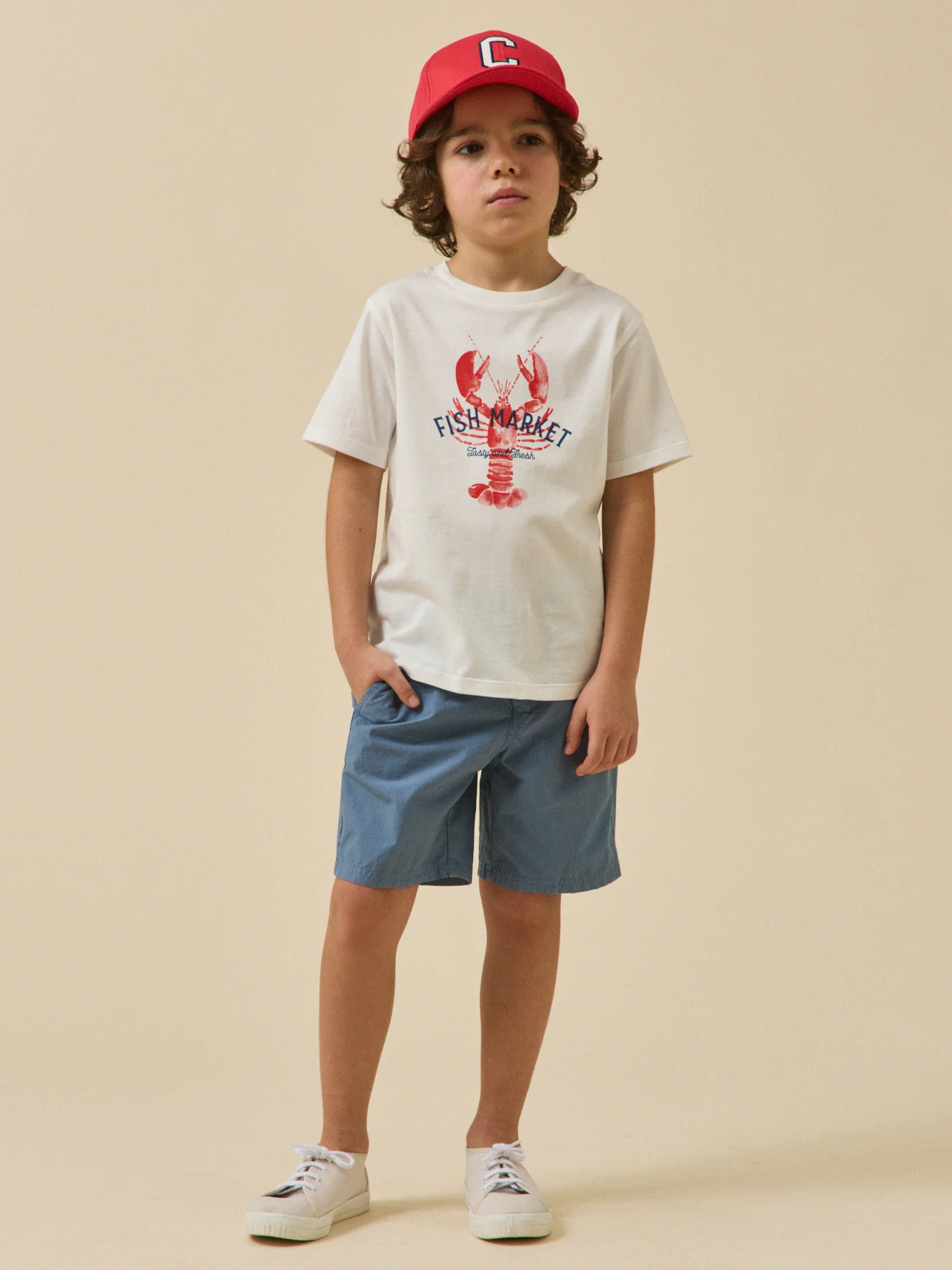 T-shirt Homard garçon - Coton biologique - Image 4
