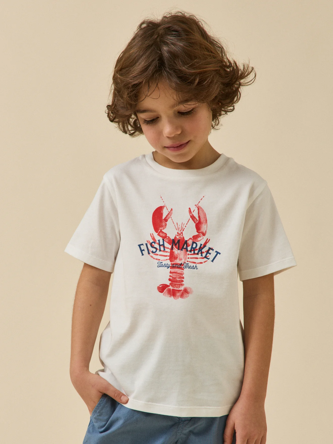 T-shirt Homard garçon - Coton biologique - Image 9