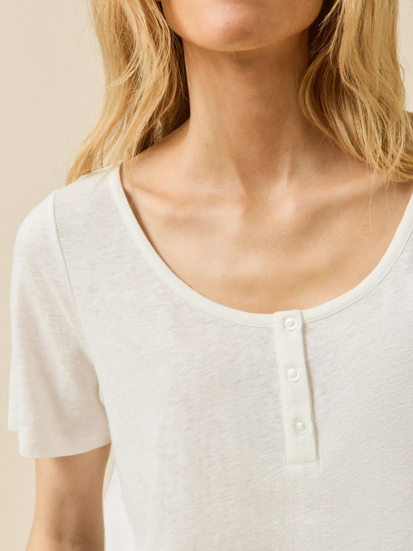 T-shirt tunisien lin et viscose femme - Image 2