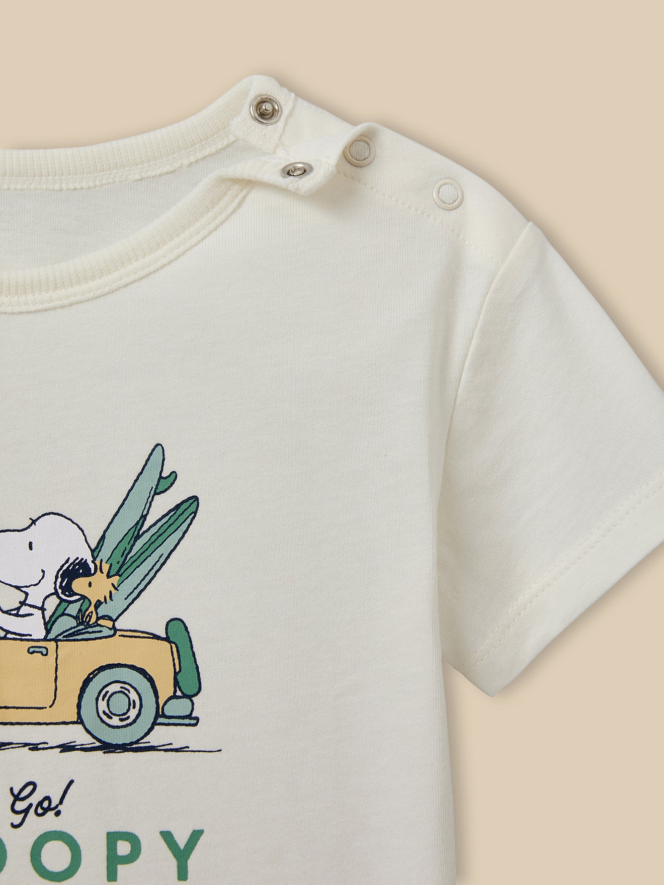 T-shirt Bébé Cyrillus x PEANUTS(TM) Collection Snoopy - Image 2