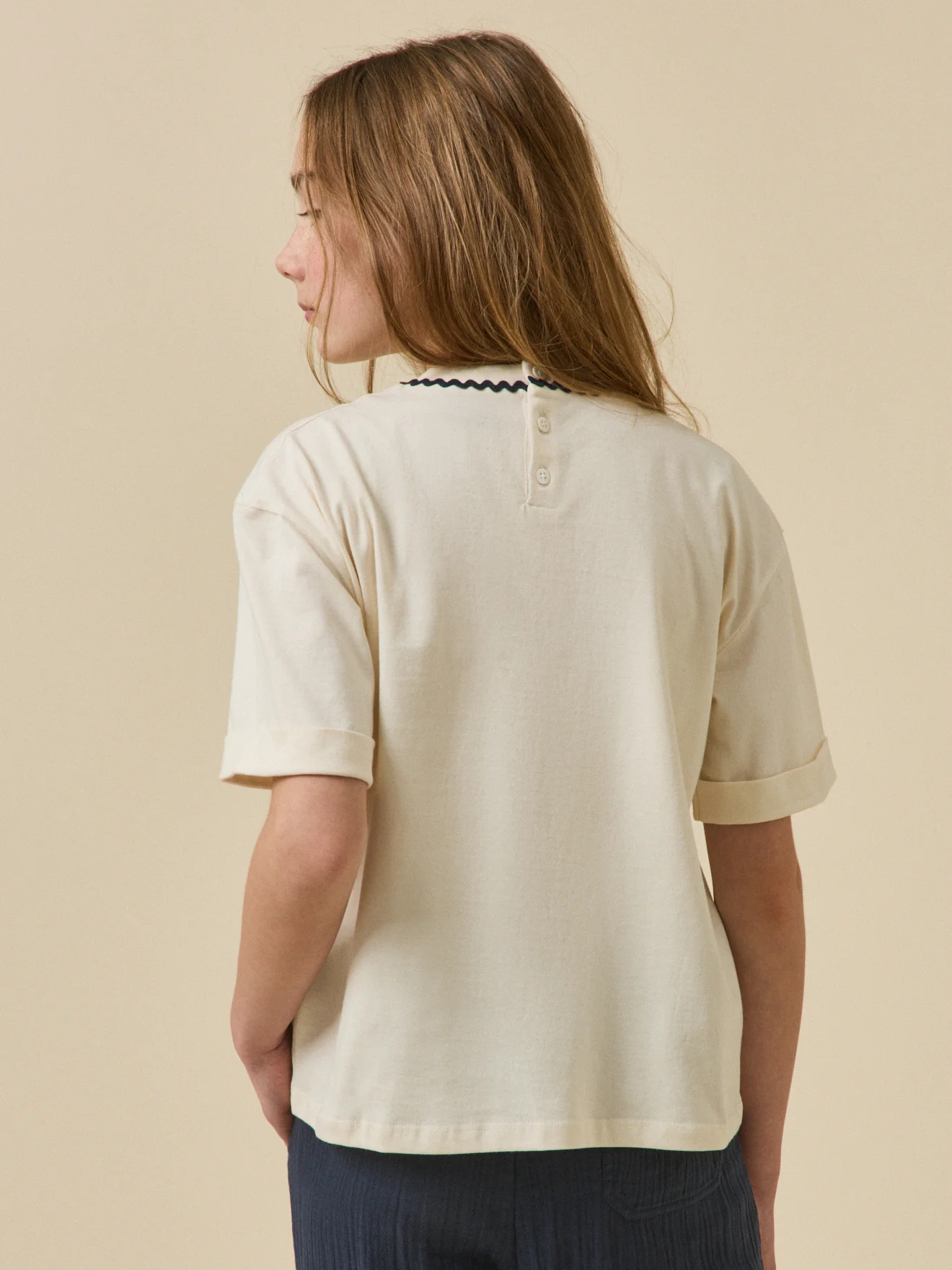 T-shirt Fille en coton biologique - Collection Junior - Image 3