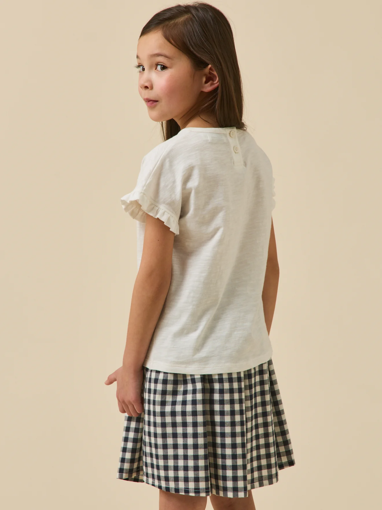 T-shirt Fille en coton biologique - Collection Junior - Image 2