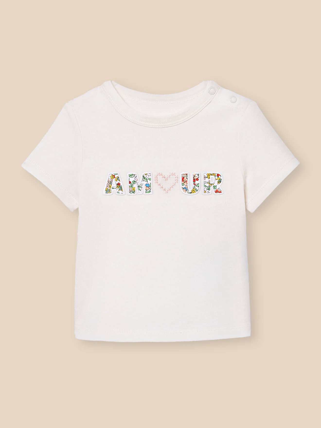 T-shirt Bébé tissu Liberty - Coton biologique