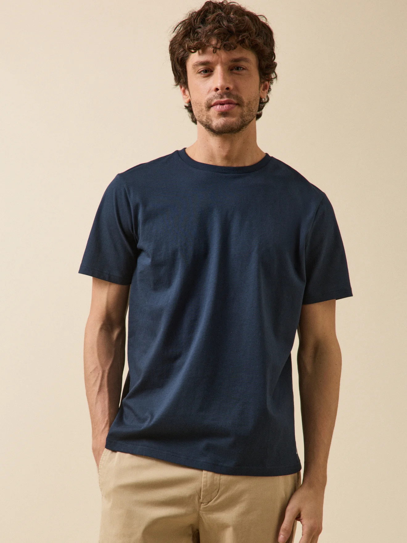 T-shirt uni homme coton biologique