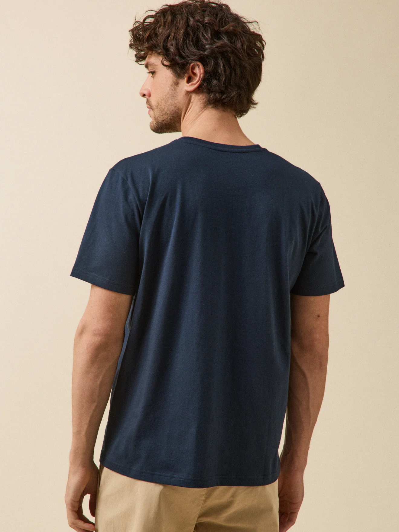 T-shirt uni homme coton biologique - Image 2