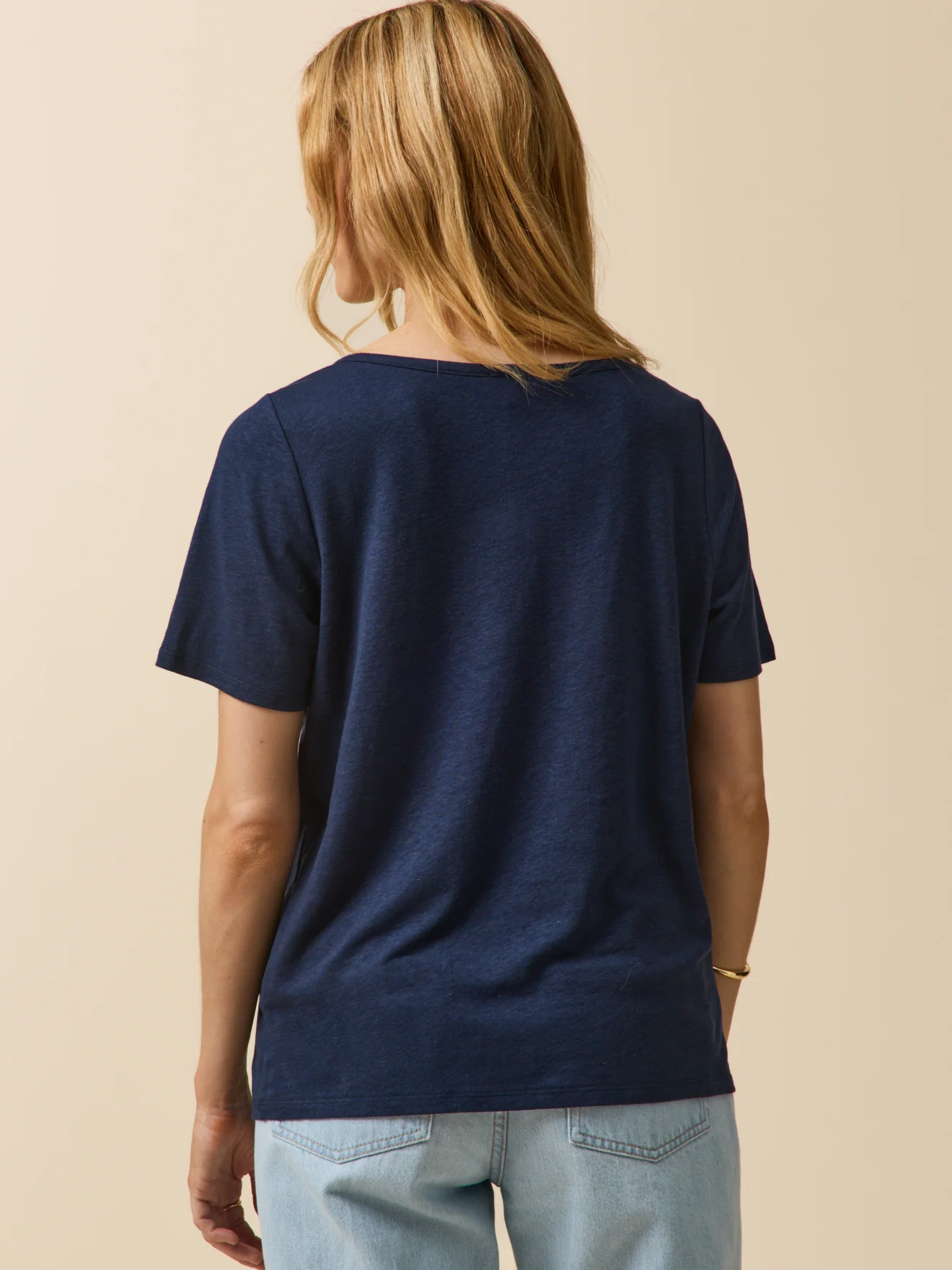 T-shirt tunisien lin et viscose femme - Image 2