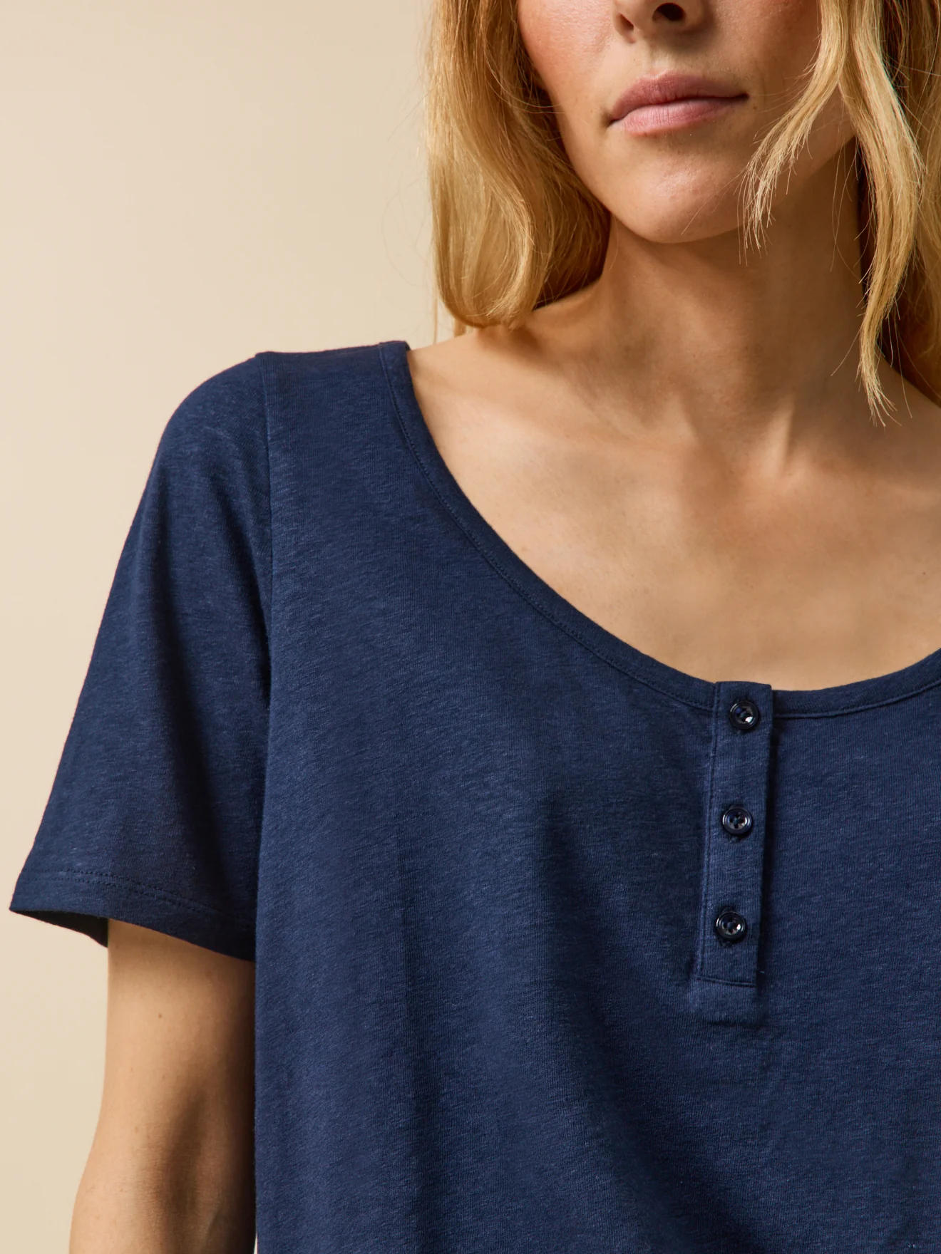 T-shirt tunisien lin et viscose femme - Image 3